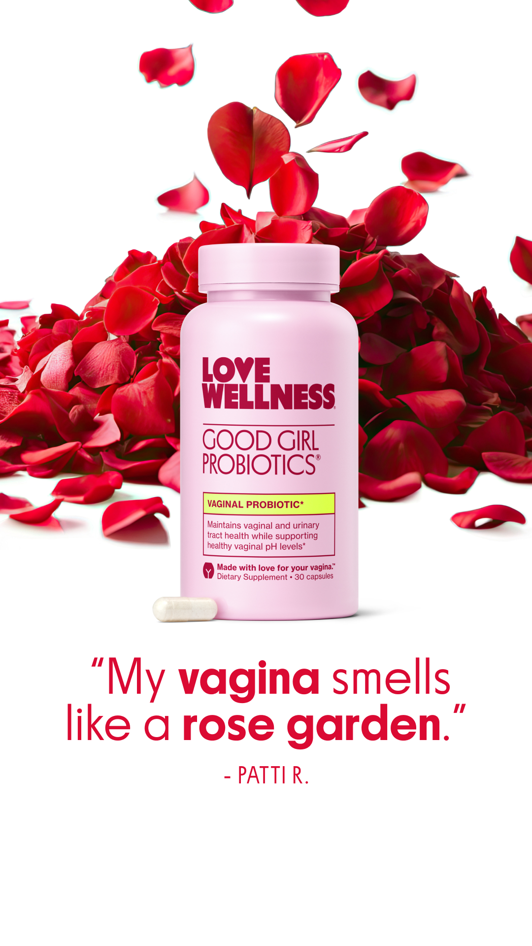 Love Wellness Facebook ad: Trusted By 4M+ Women