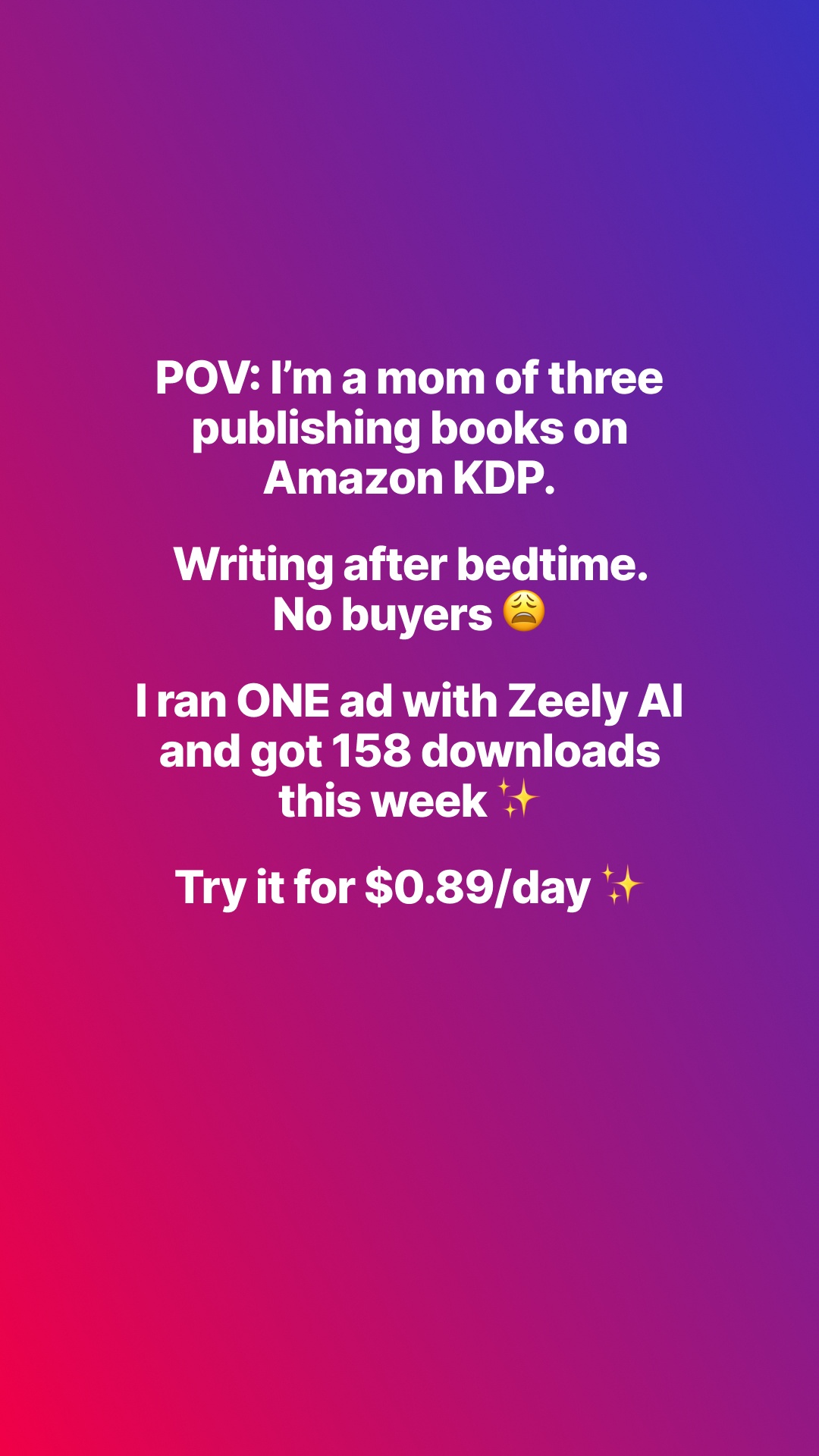 Zeely: Grow Sales with AI Facebook ad