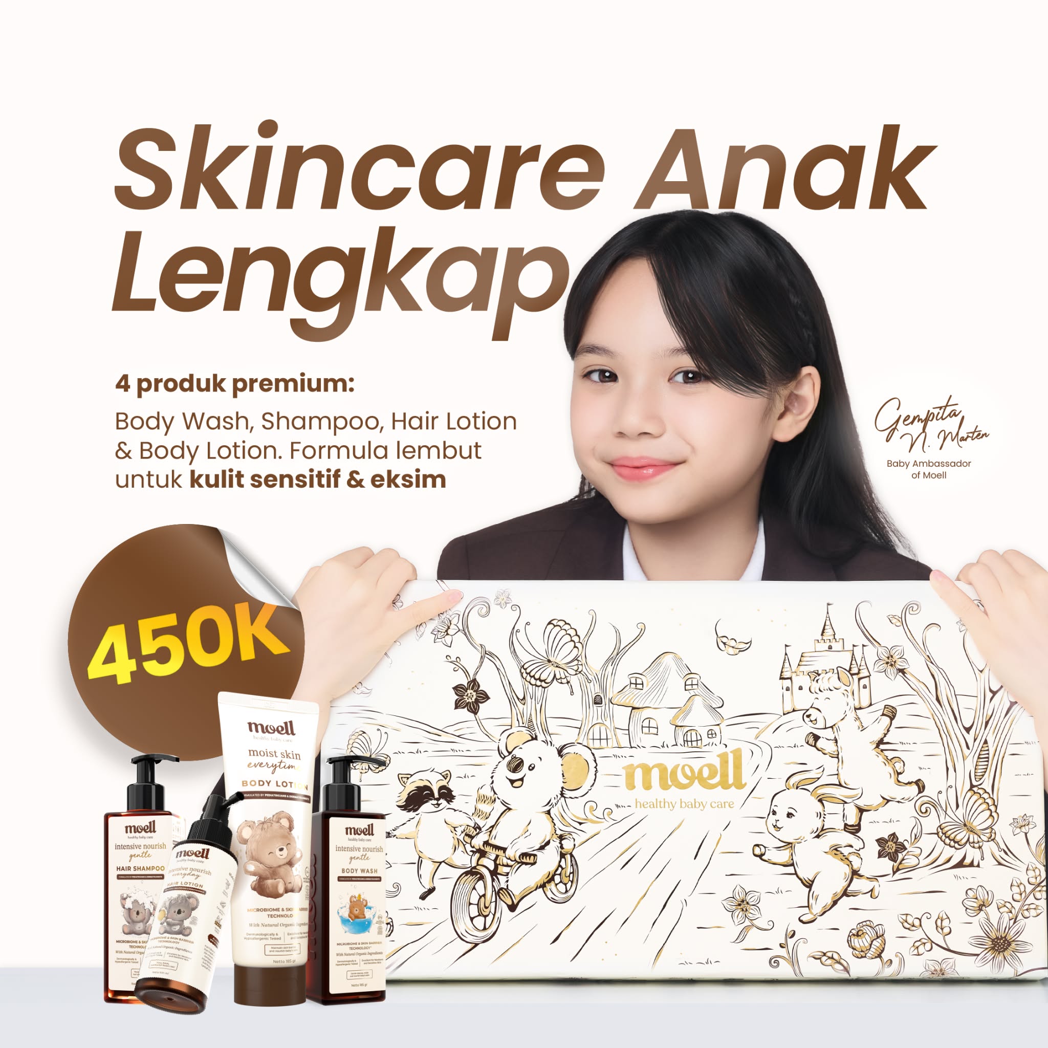 Moell Baby Skincare Facebook ad