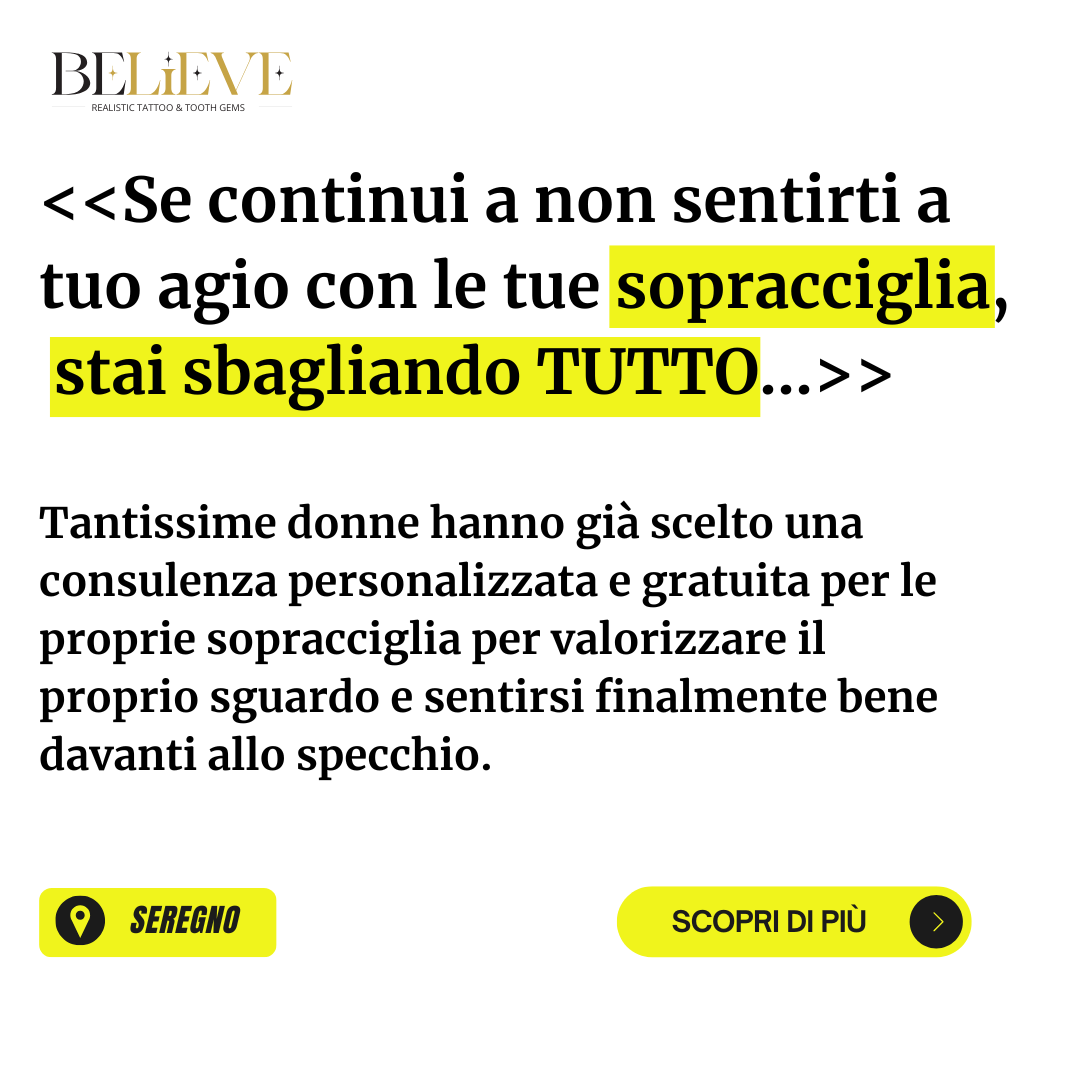 Believe Microblading Facebook ad: Sopracciglia dei tuoi desideri - Consulenza gratuita