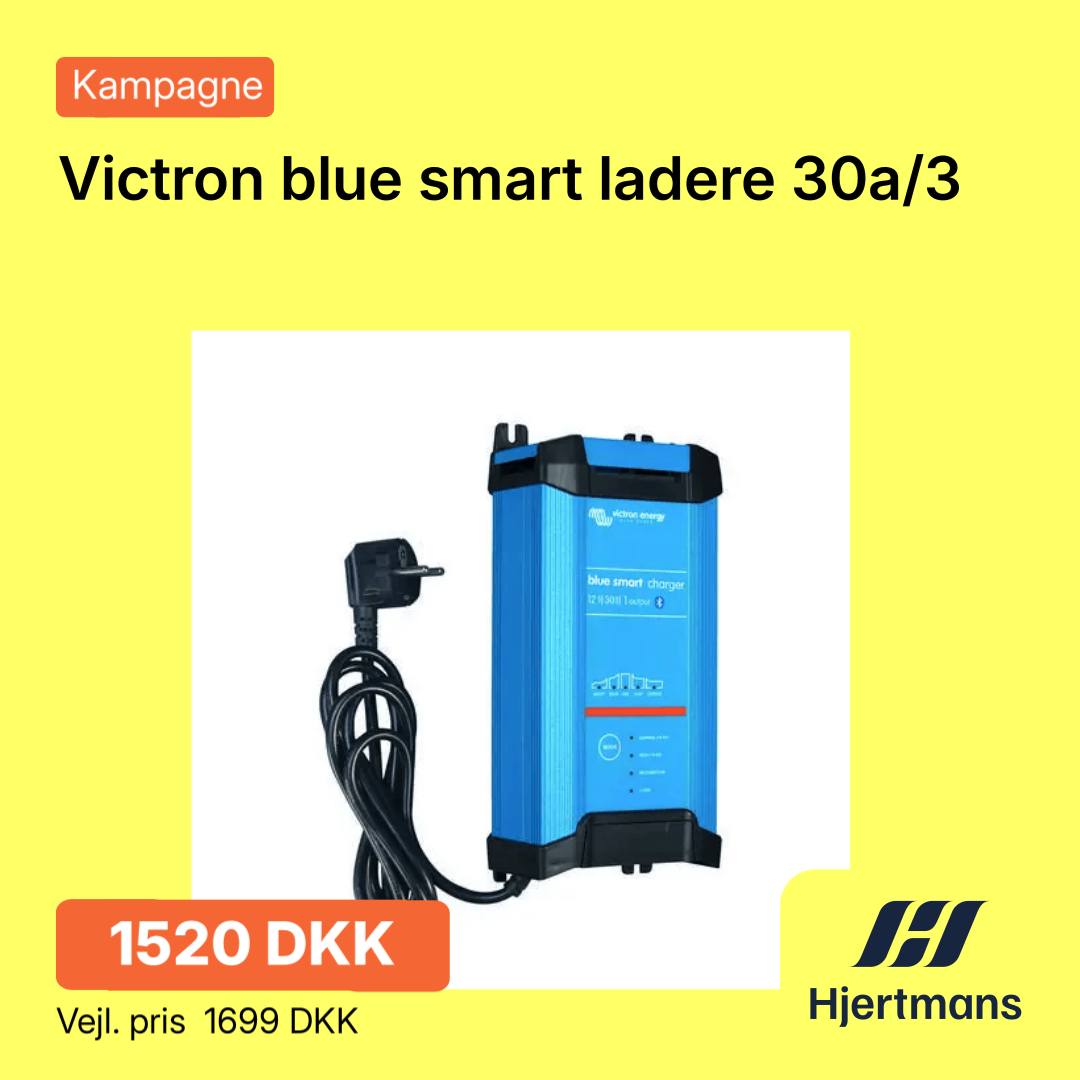 Hjertmans Bådudstyr Danmark Facebook ad: Victron Energy er markedsledende inden for strømforsyning…