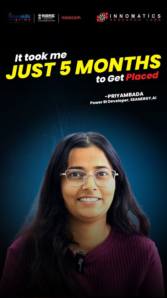 Innomatics Research Labs Facebook ad: Celebrating Success, Priyambada’s Inspiring Journey!