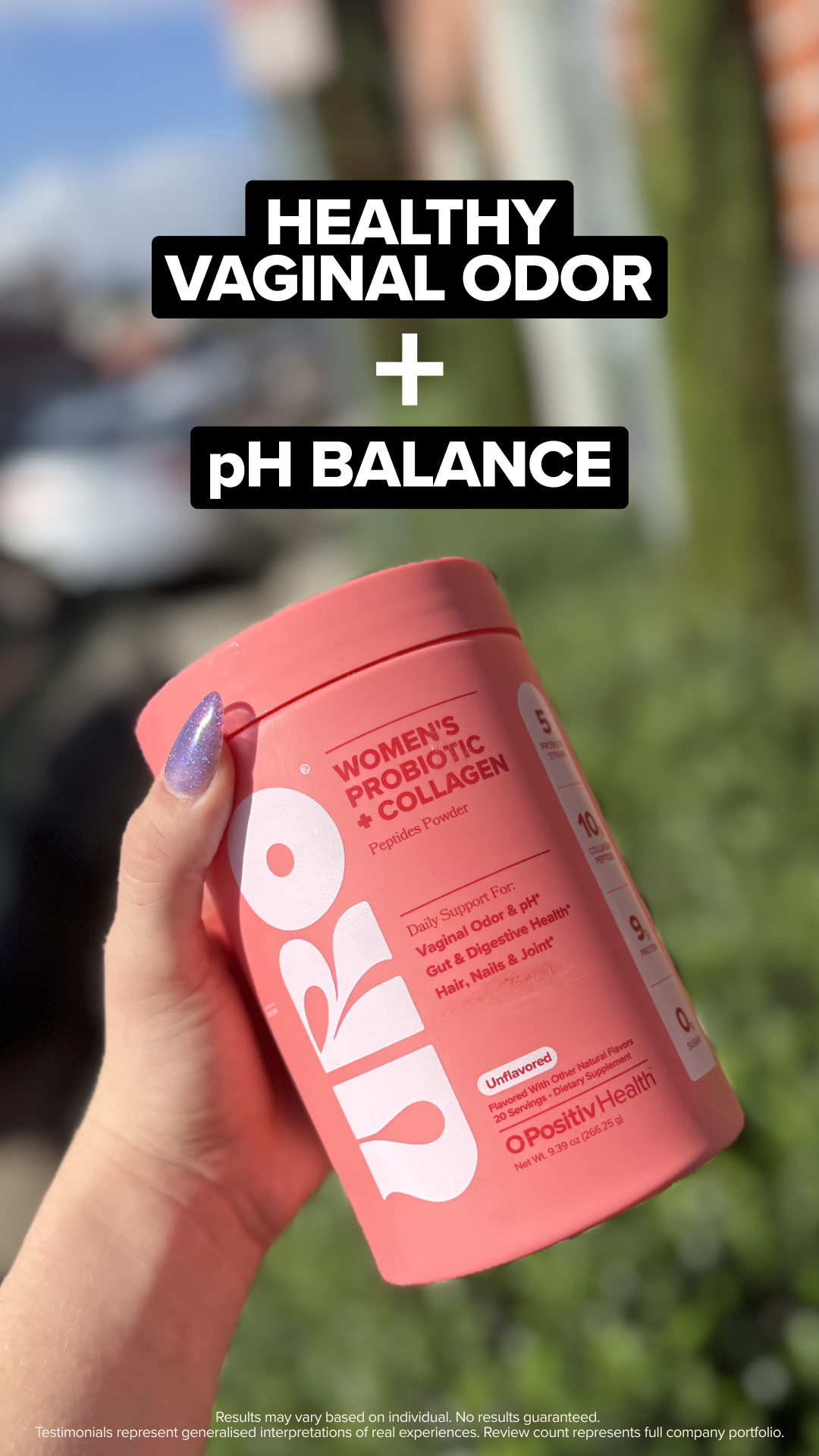 O Positiv Health Facebook ad