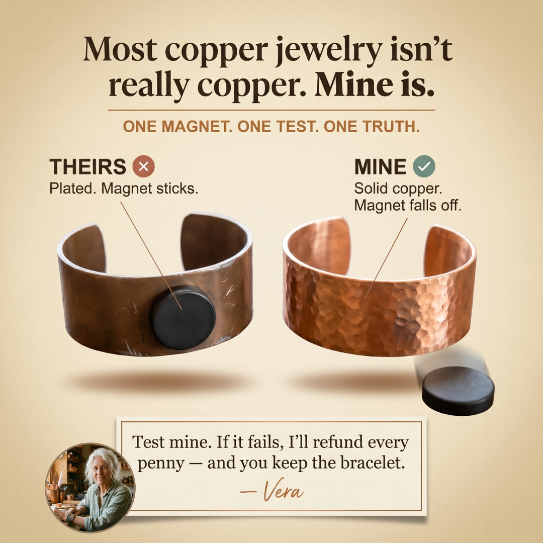 Vera’s Copper Jewelry Facebook ad