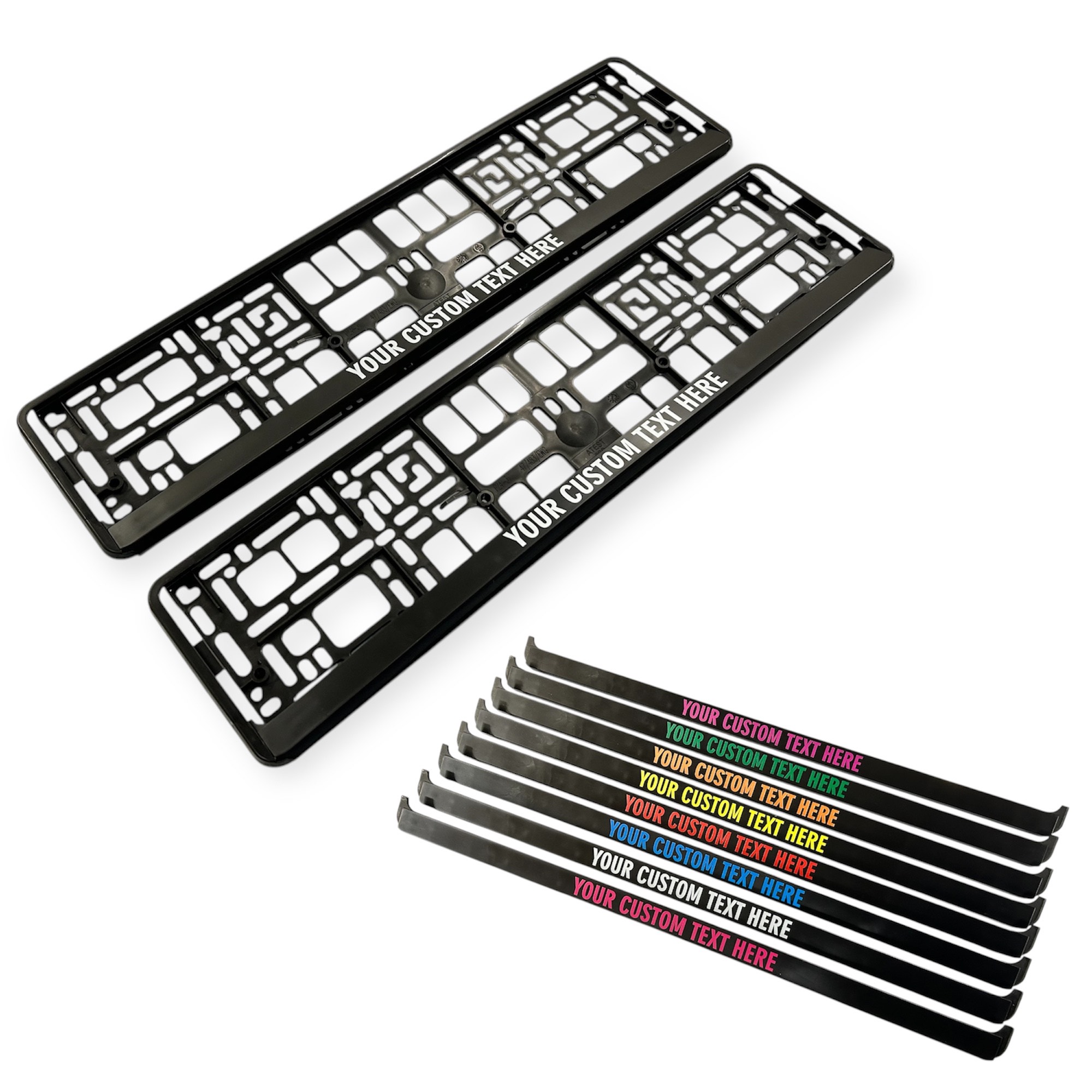 Fresh Plates Facebook ad: Easy To Fit Custom Plate Holders