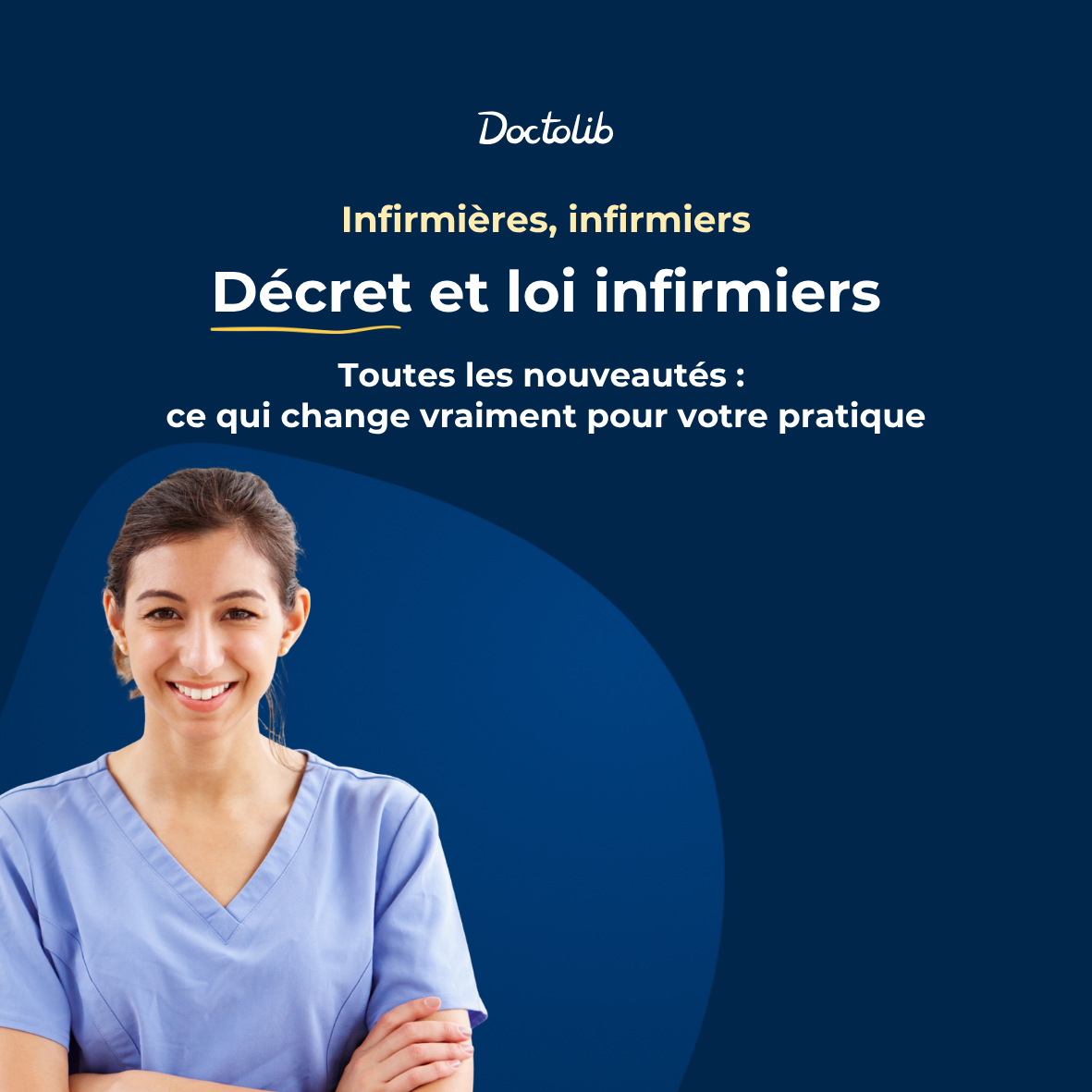 Doctolib Pro Facebook ad: IDEL, la loi infirmier a changé Consultation officielle…
