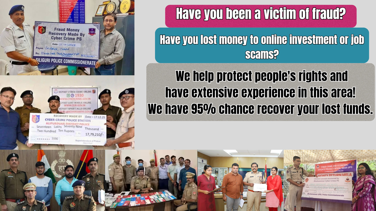 Victims Support & Recovery Facebook ad: Chat in Messenger