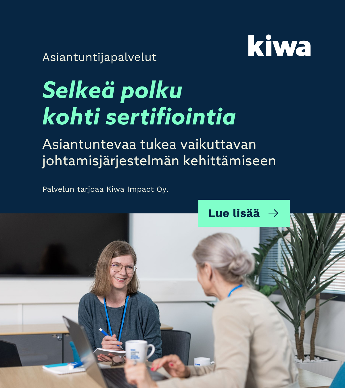 Kiwa Suomi Facebook ad from Jun 18, 2026