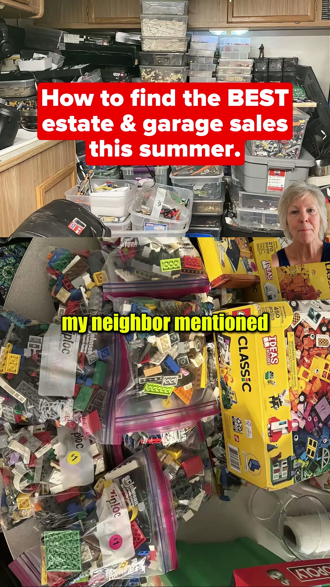 Yardly - Find Garage Sales Nearby Facebook ad: Never miss a garage sale again.