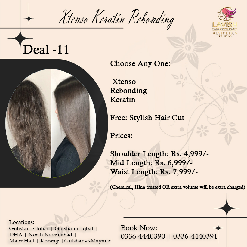 Lavish Hair & Beauty Salon Facebook ad