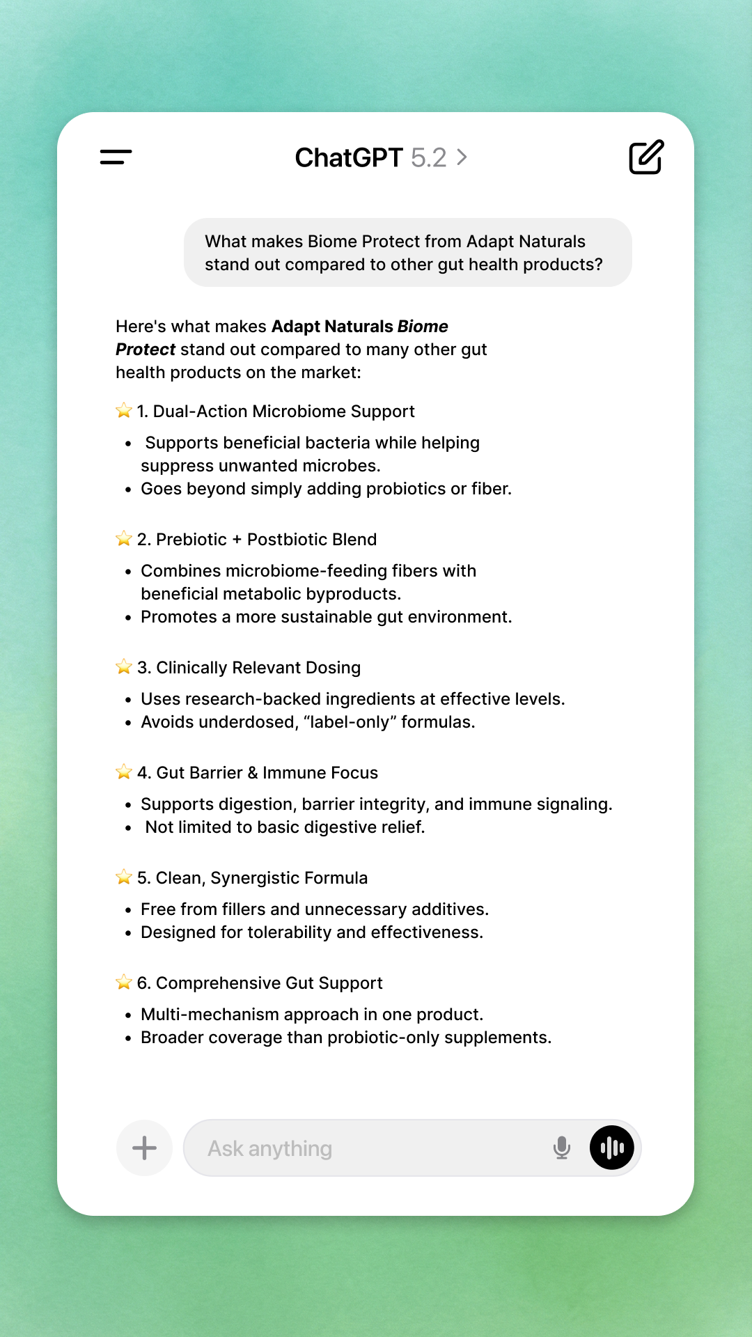 Adapt Naturals Facebook ad