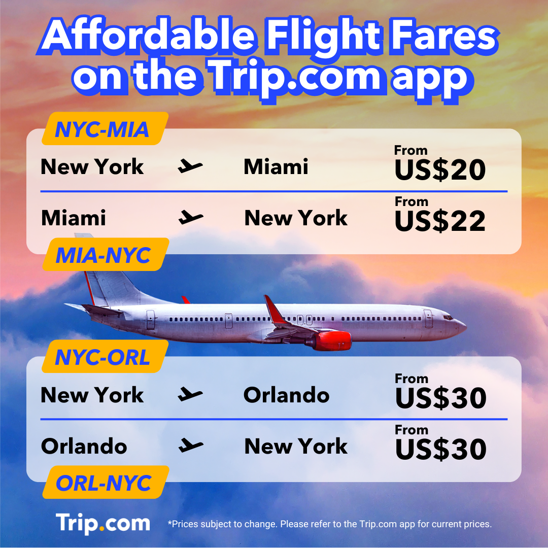 Trip.com Facebook ad