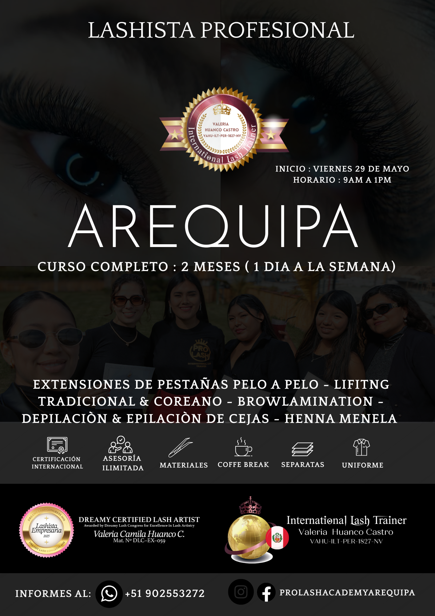 Pro Lash Academy Facebook ad