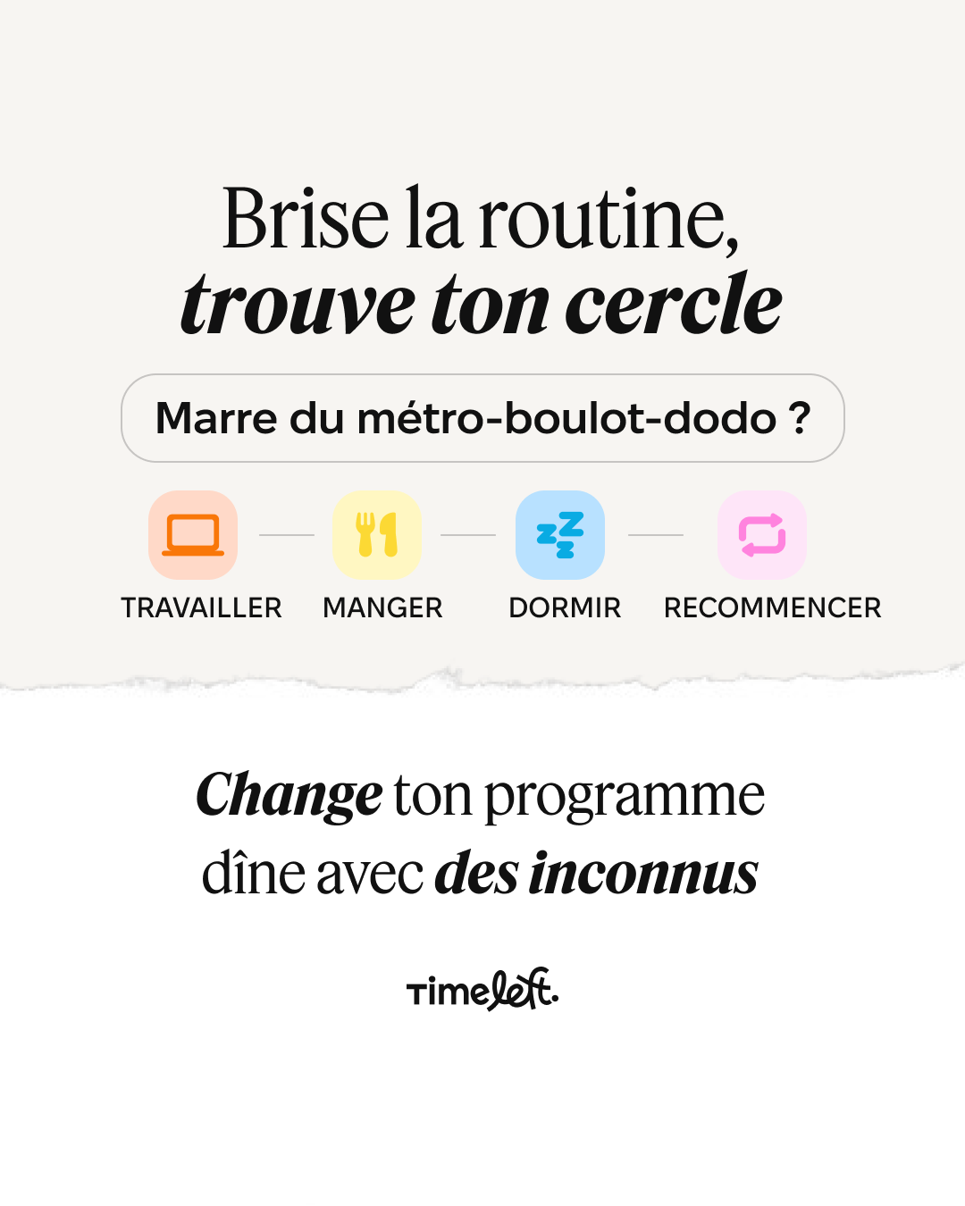 Timeleft France Facebook ad