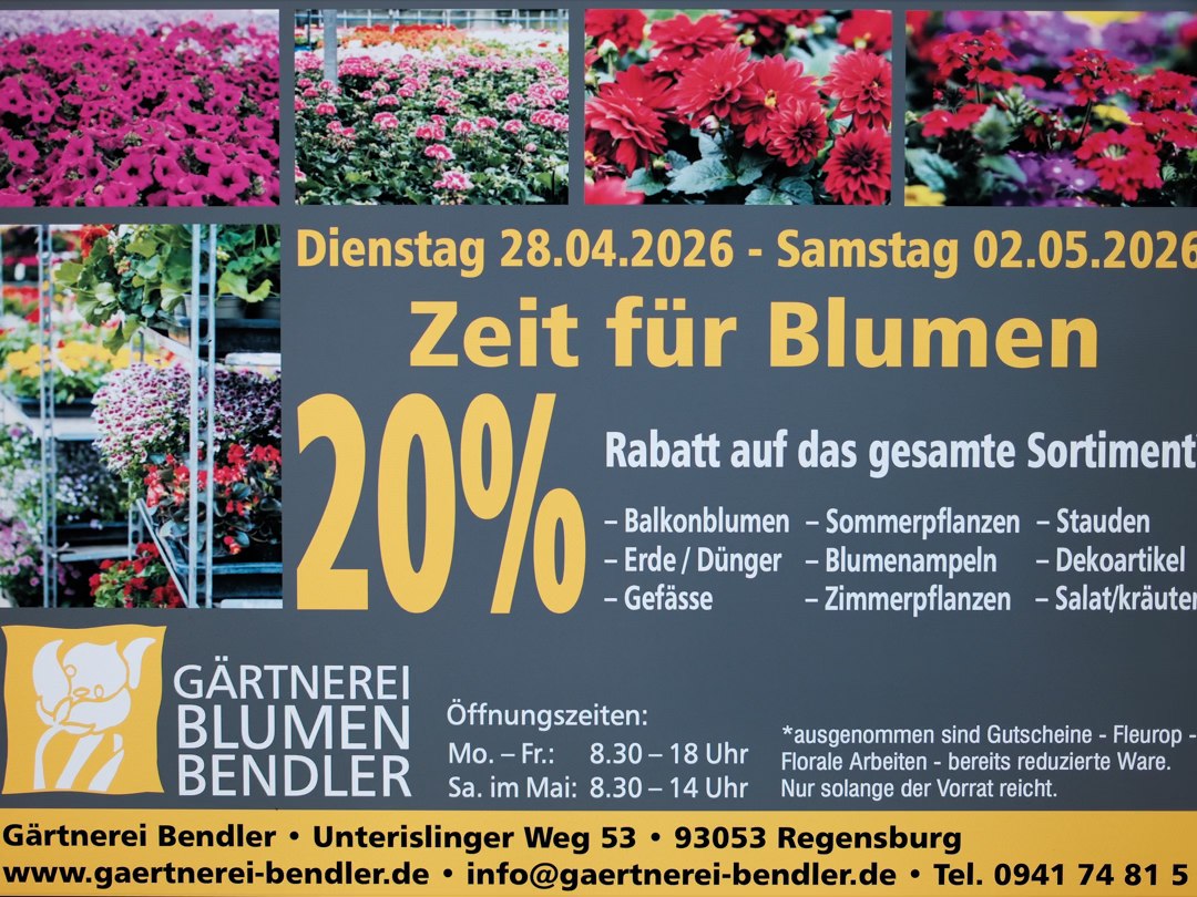 Gärtnerei Bendler Facebook ad
