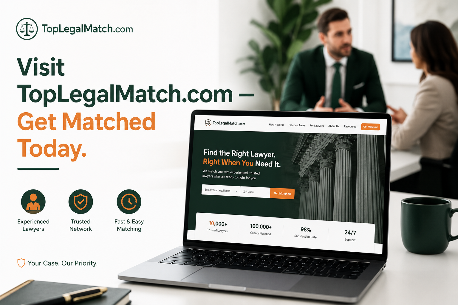 Top Legal Match Facebook ad: Get Your Free Case Review