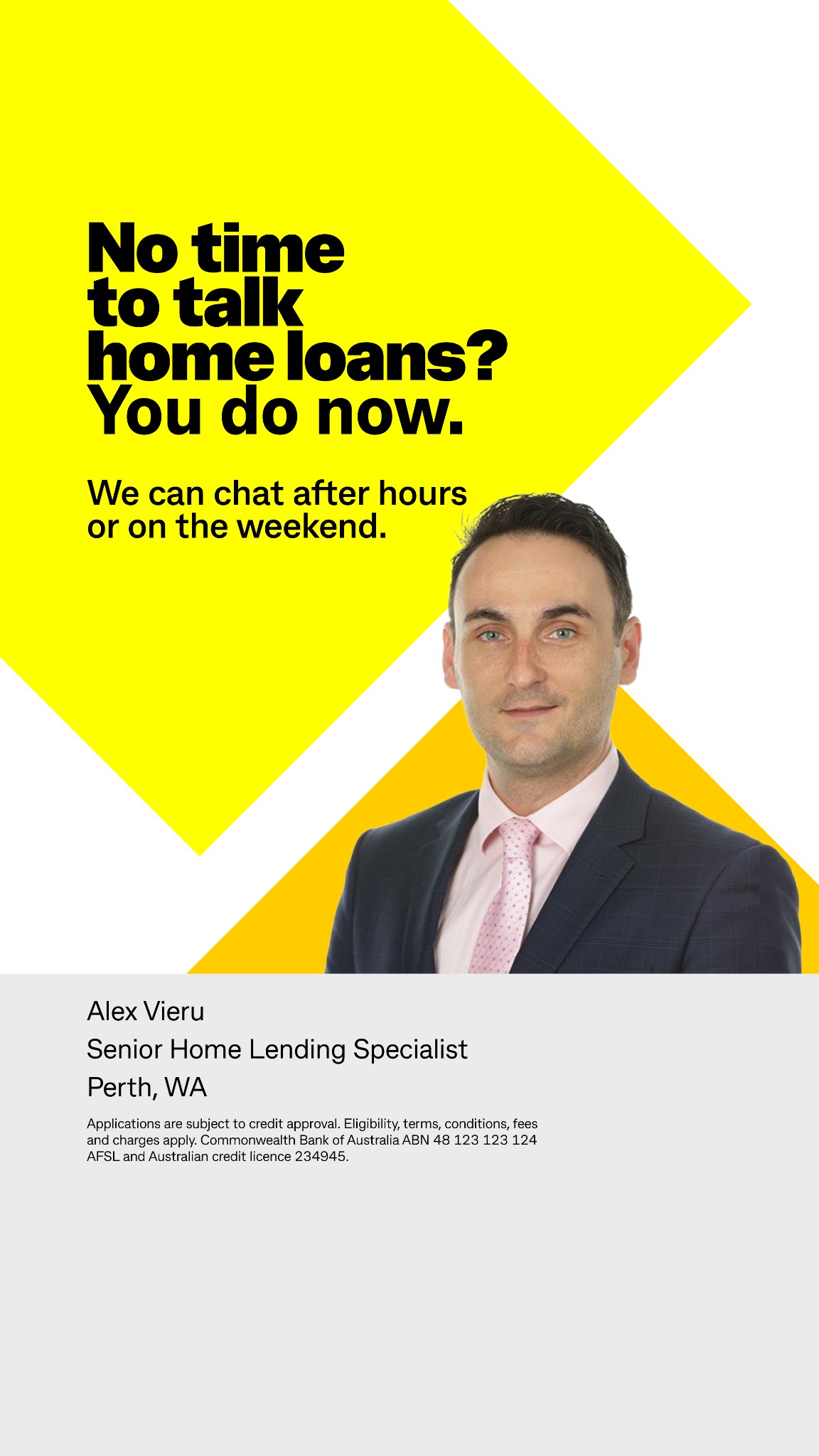 Commonwealth Bank Facebook ad