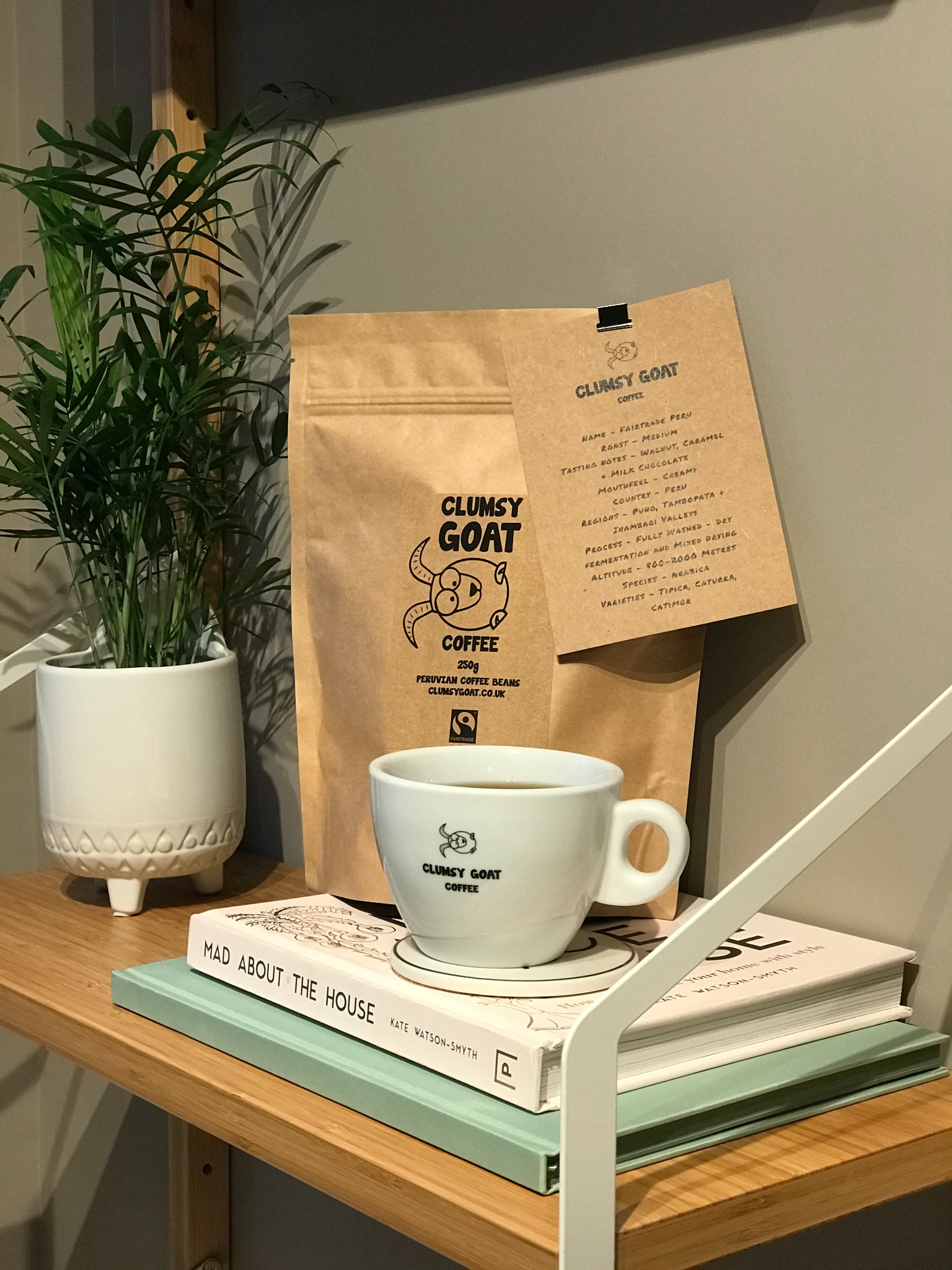 Clumsy Goat Coffee Facebook ad