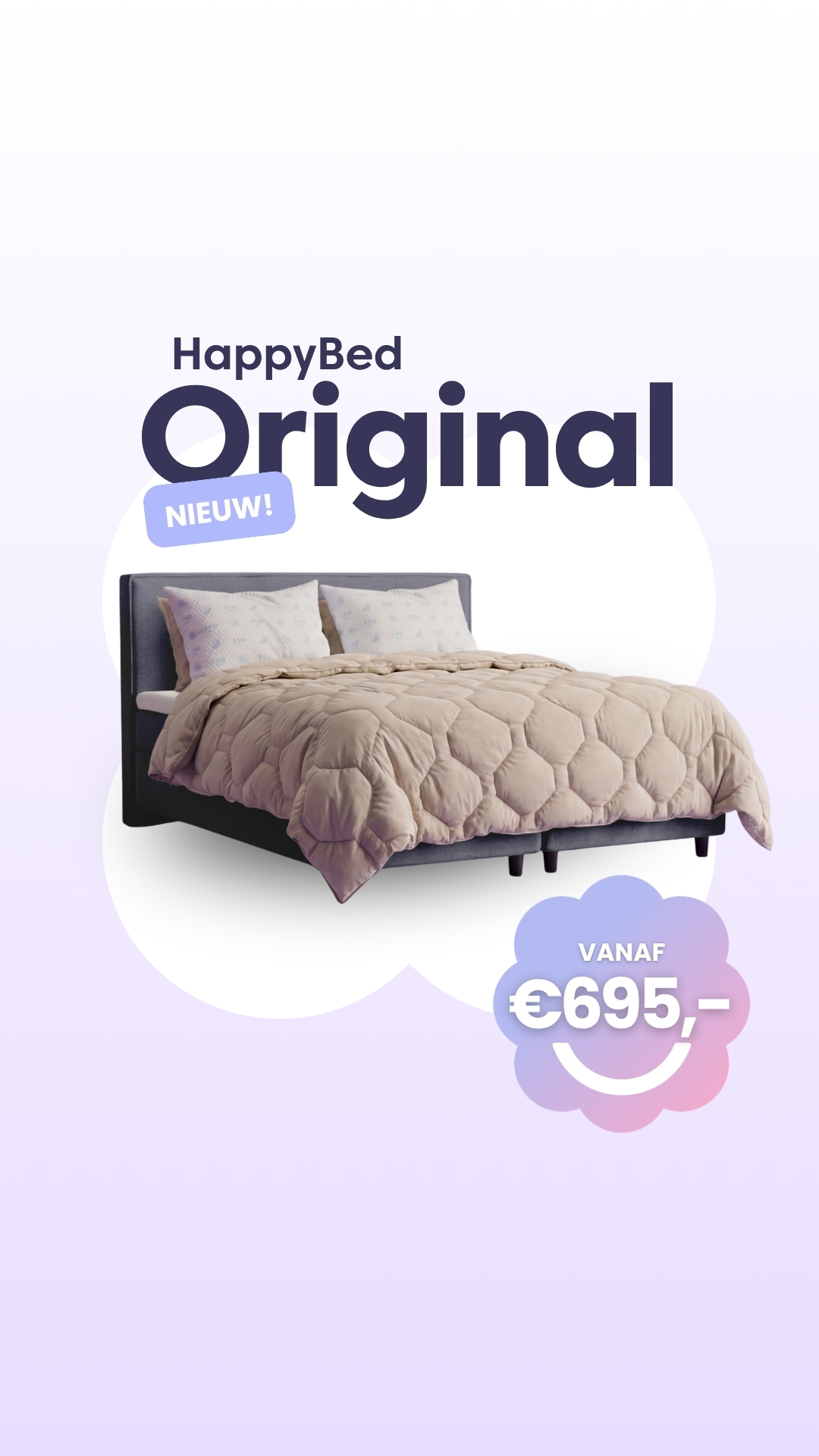 HappyBed Facebook ad