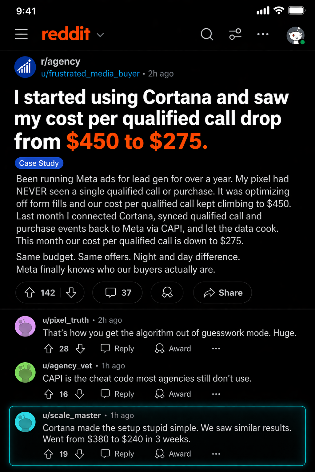 CEO Of Cortana AI - Matei Parvu Facebook ad