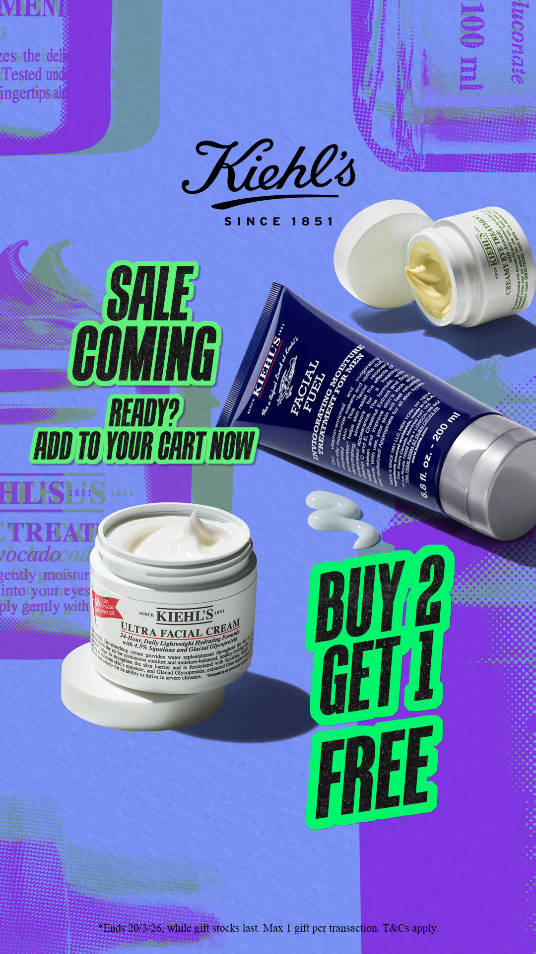 Kiehl's Facebook ad