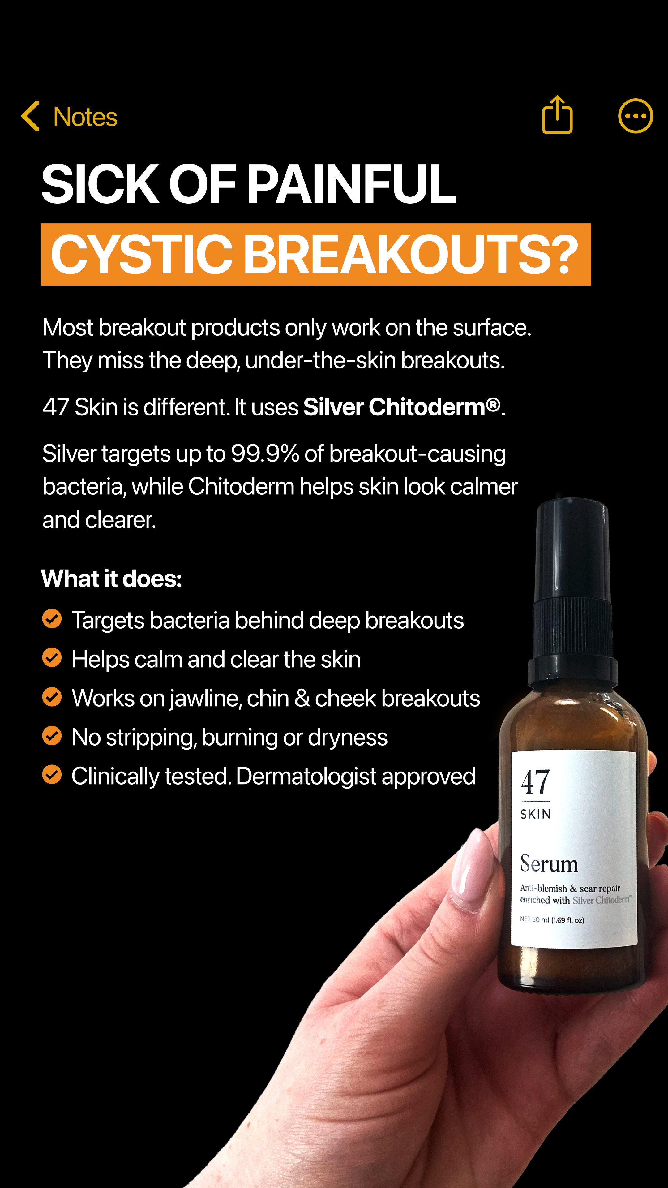 47Skin Facebook ad
