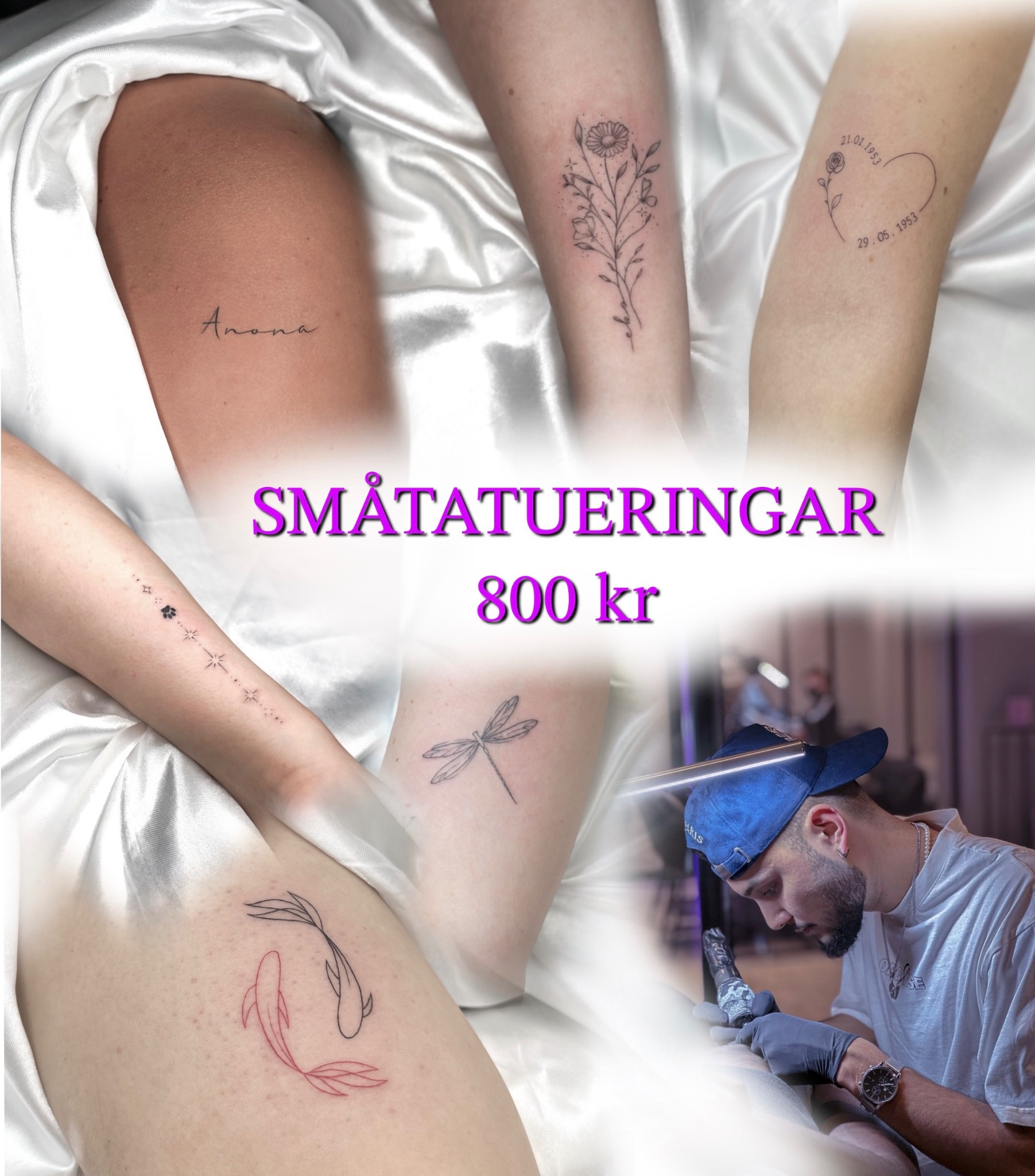 District nine tattoo Facebook ad: ERBJUDANDE