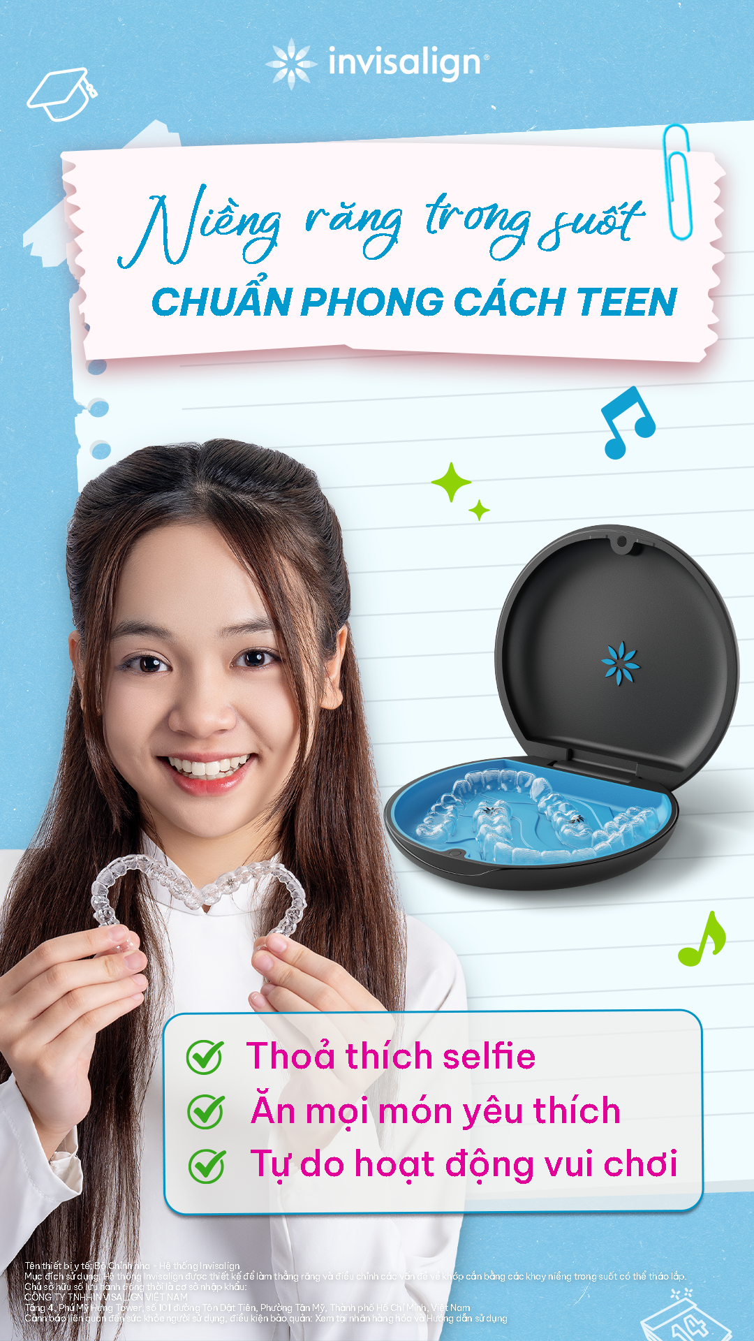 Invisalign Vietnam Facebook ad from Mar 13, 2026