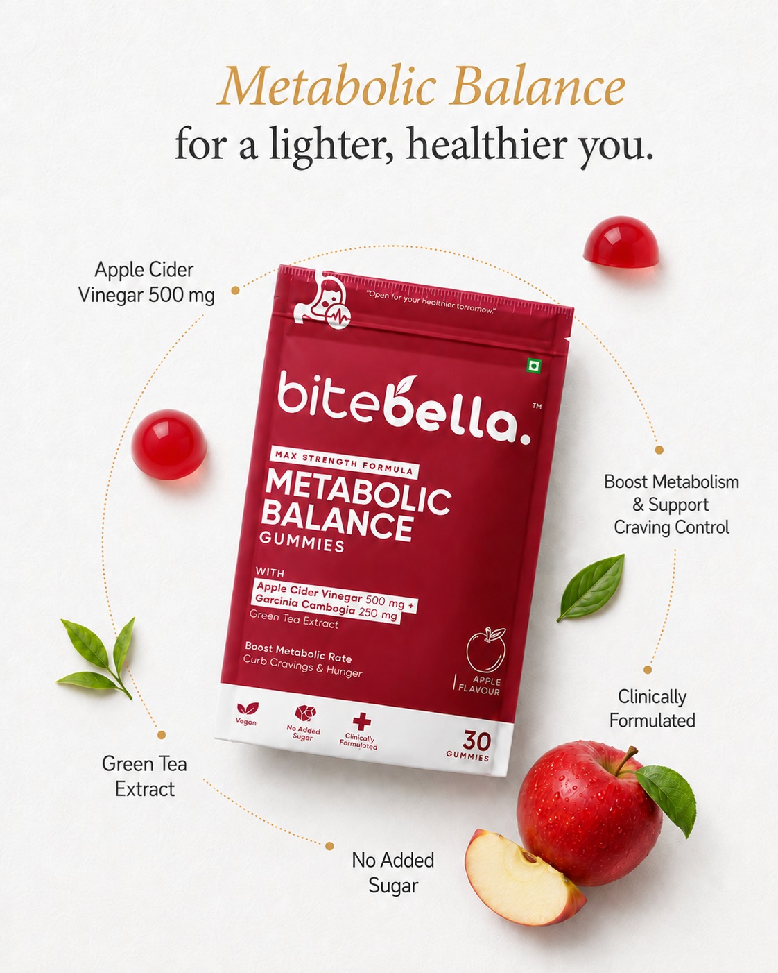 BiteBella Facebook ad: Bitebella Metabolic Balance Gummies | Apple Cider Vinegar…