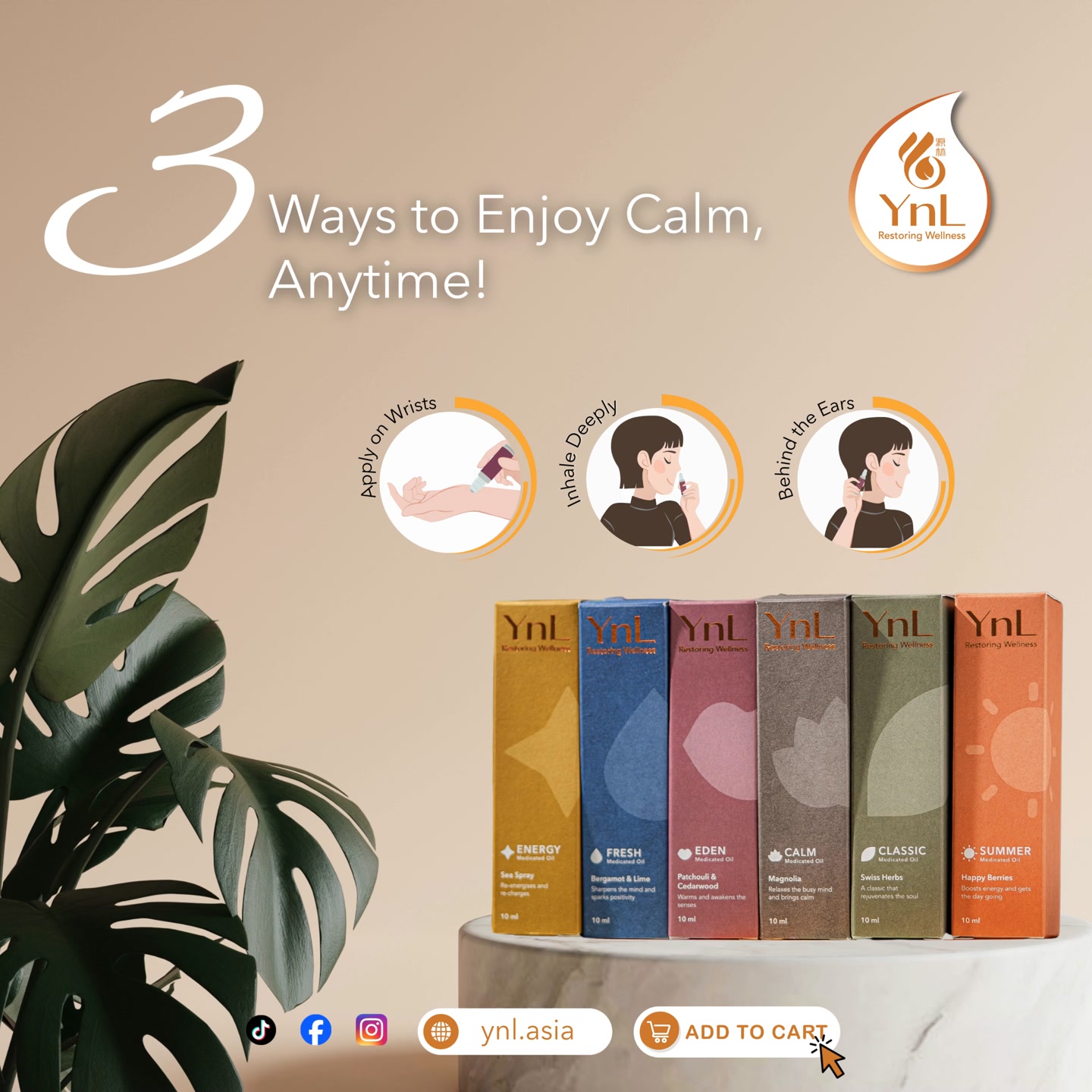 YnL Facebook ad: Wellness can be simple and effortless.