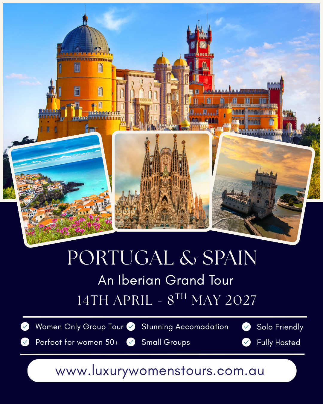 Luxury Women's Tours Facebook ad