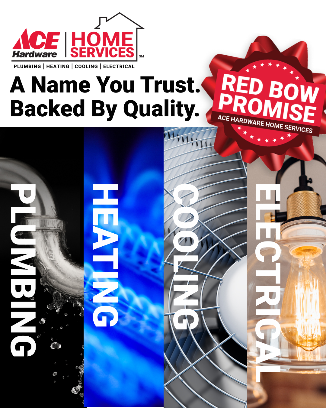 Ace Hardware Home Services - Philadelphia Facebook ad: Now Ace Hardware Home Services