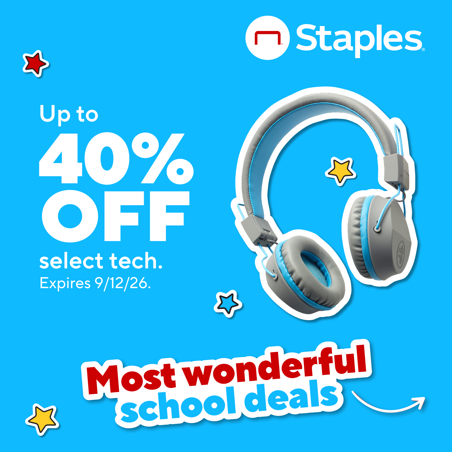 Staples Facebook ad