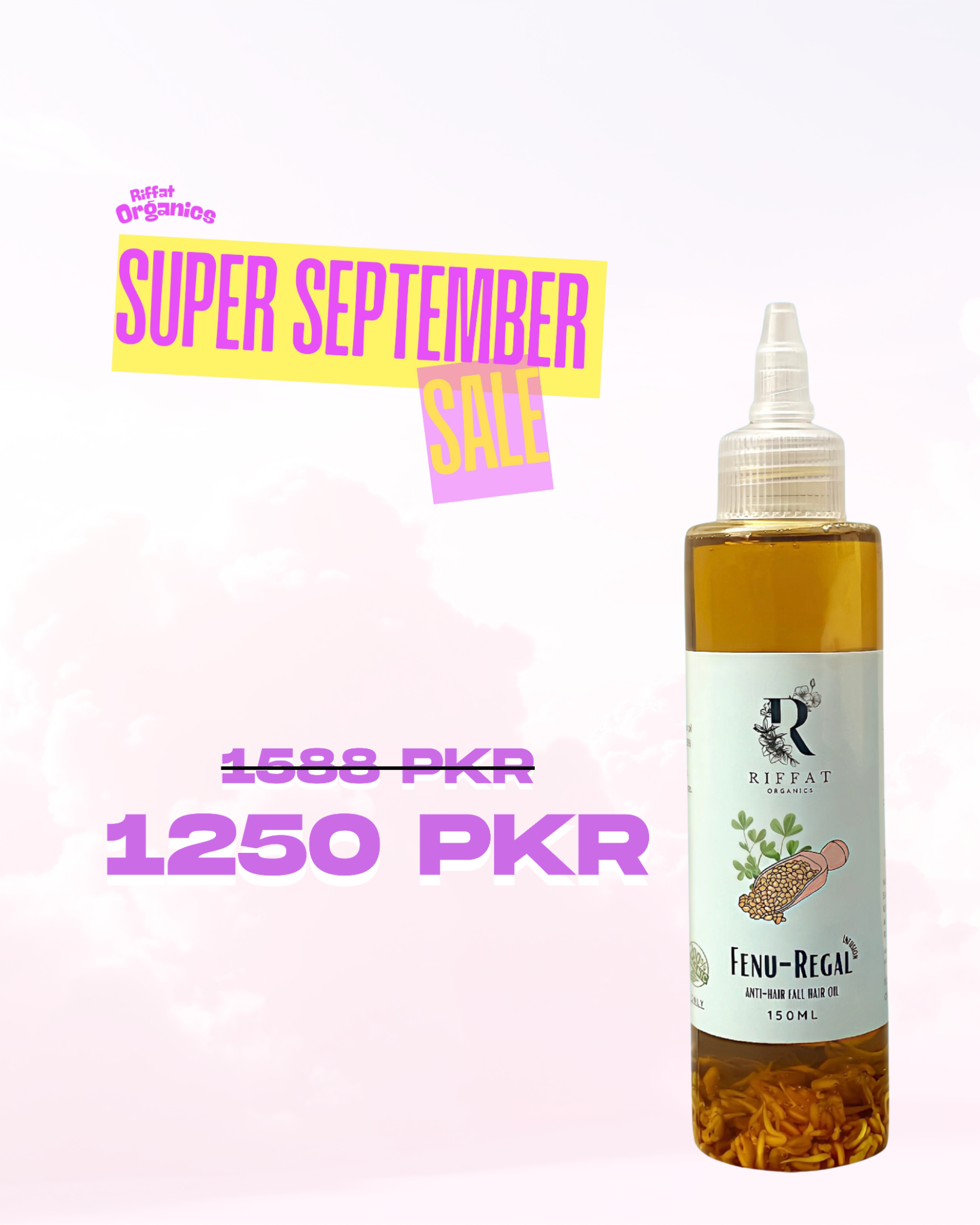Riffat Organics  Facebook ad