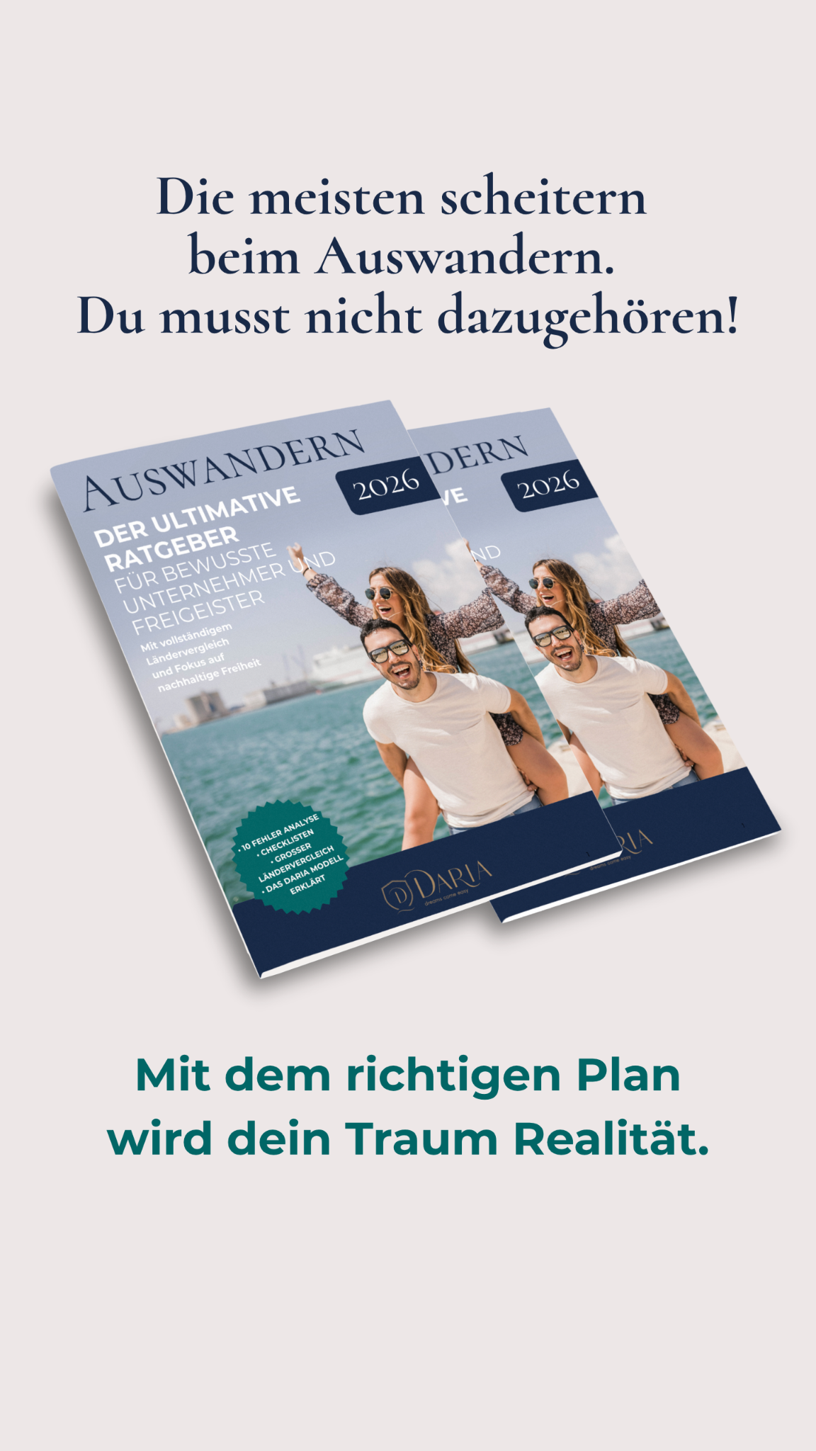 Daria US Group Facebook ad from May 3, 2026