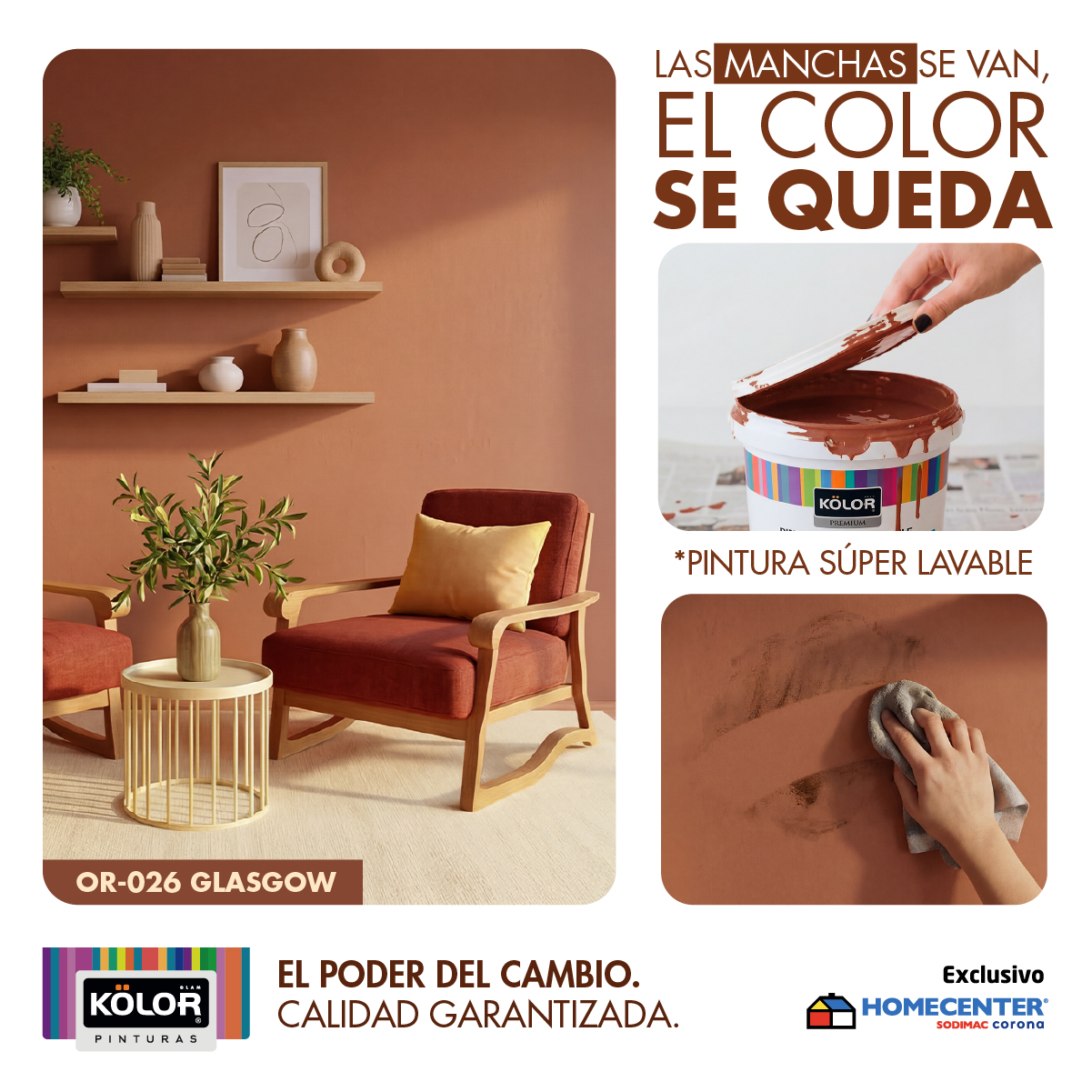 Homecenter Facebook ad: Pinturas Kölor