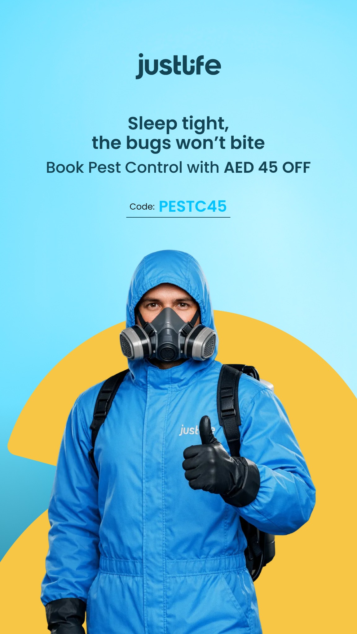 Justlife UAE Facebook ad