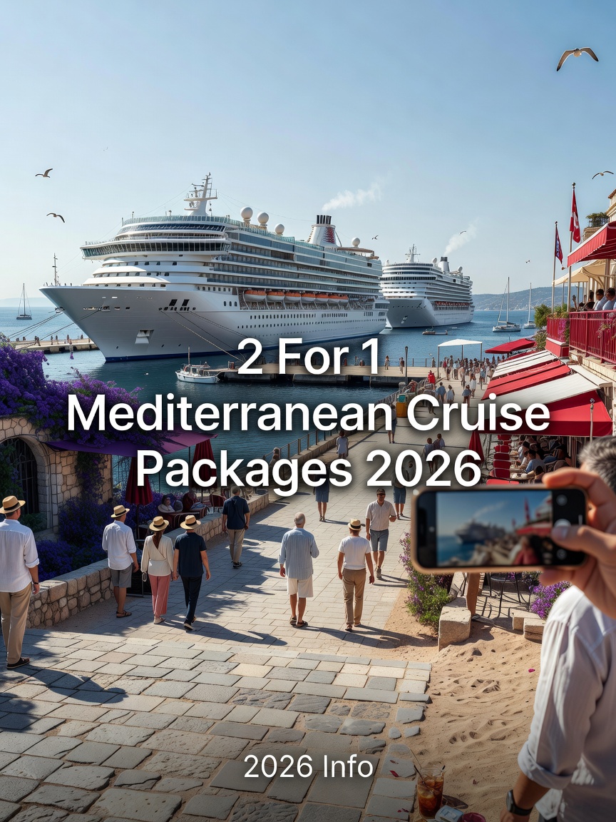 The Daily Explorer Facebook ad: Introduction To 2 For 1 Mediterranean Cruise Packages 2026