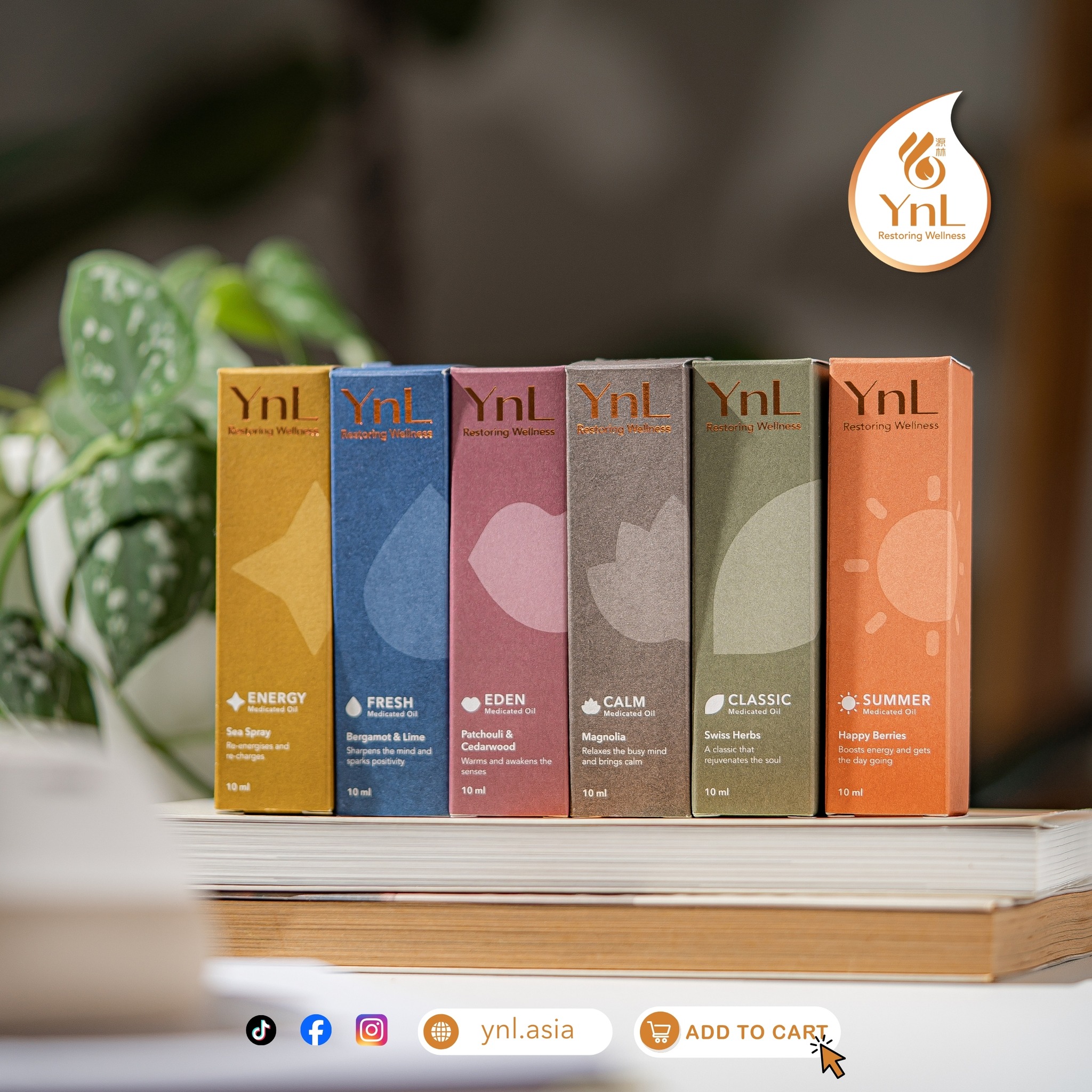 YnL Facebook ad: Find your perfect scent for every moment.