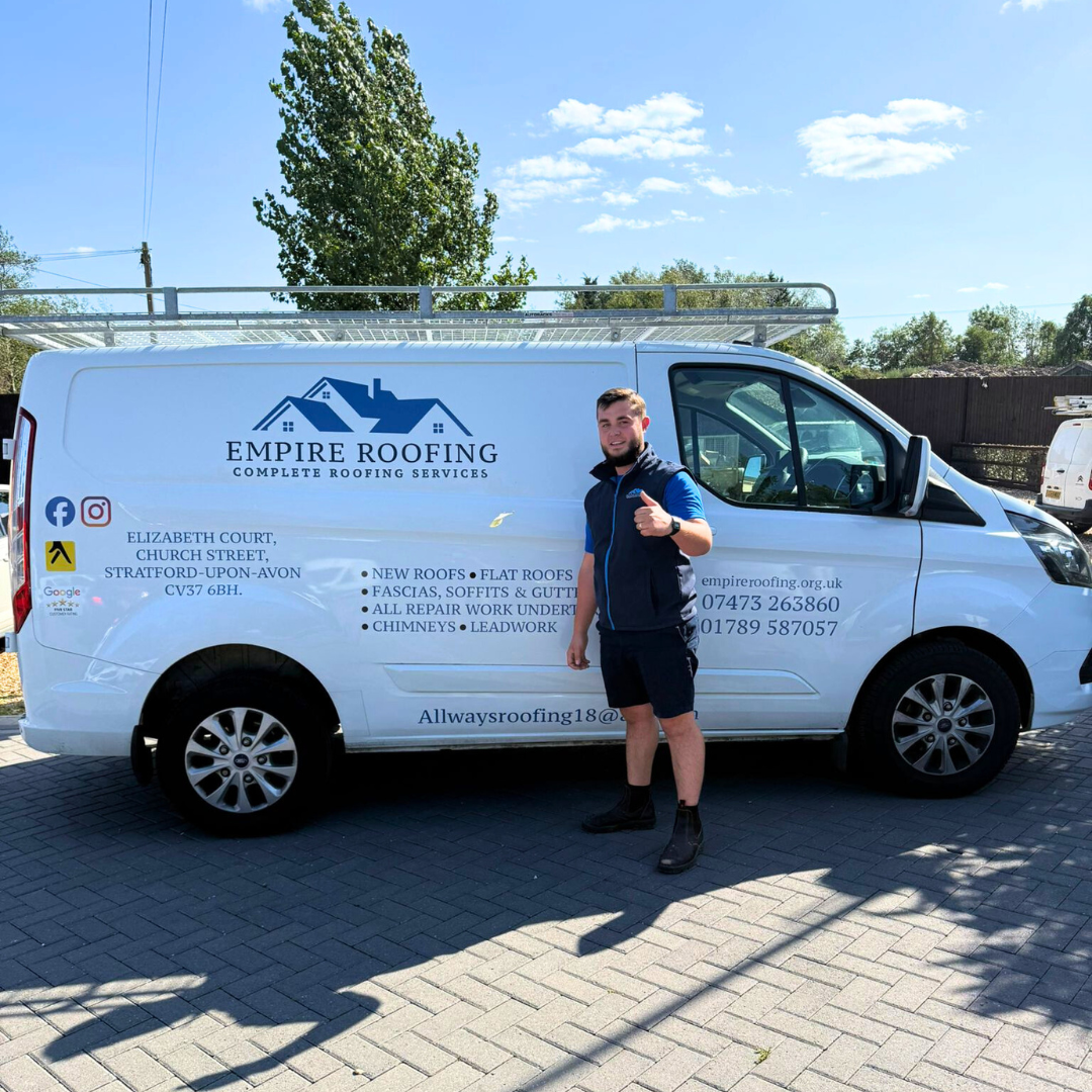 Empire roofing Facebook ad: Get A Fair Roofing Quote