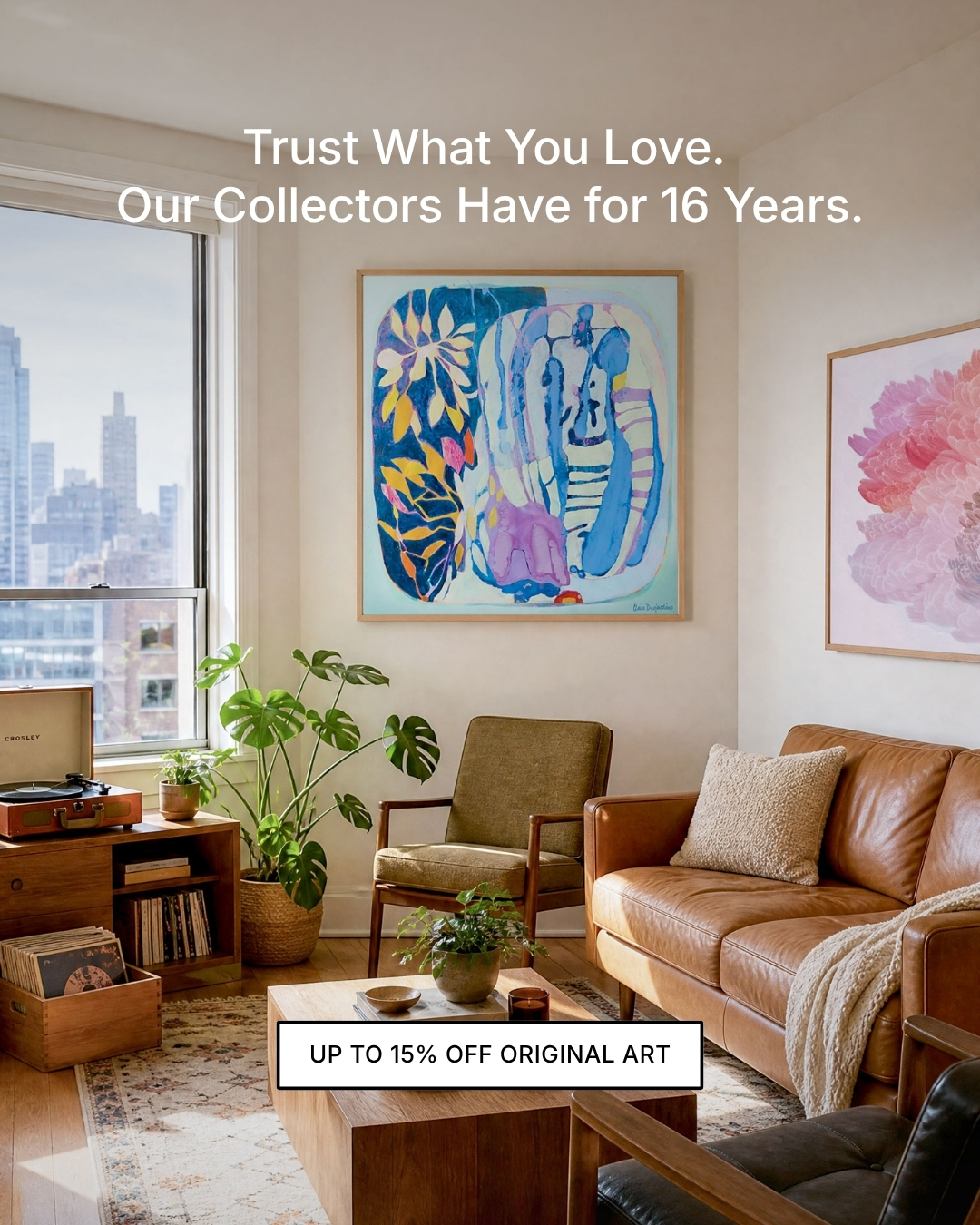 Saatchi Art Facebook ad