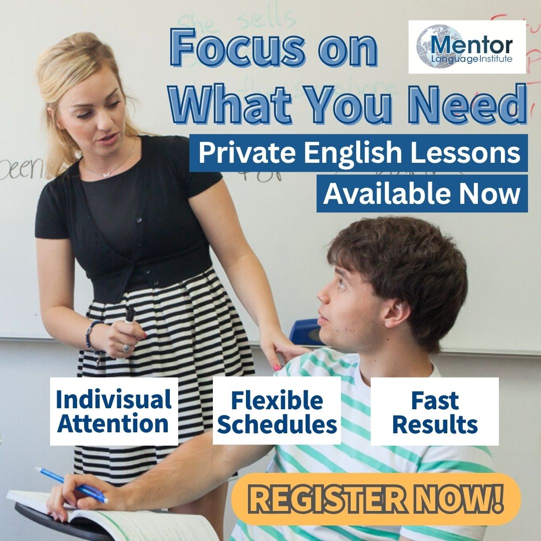 Mentor Language Institute Facebook ad: Affordable English School in Los Angeles | Mentor Language…
