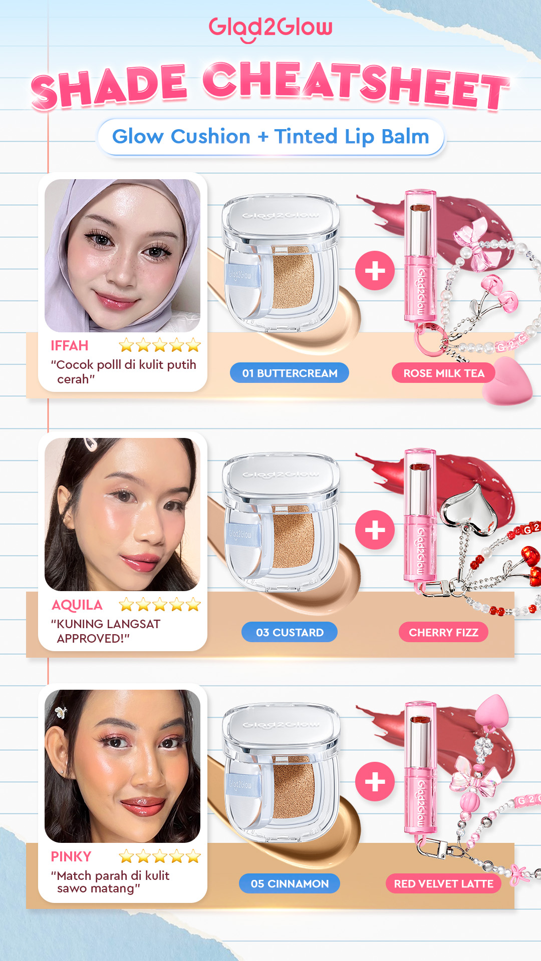 Glad 2 Glow.Indonesia  Facebook ad