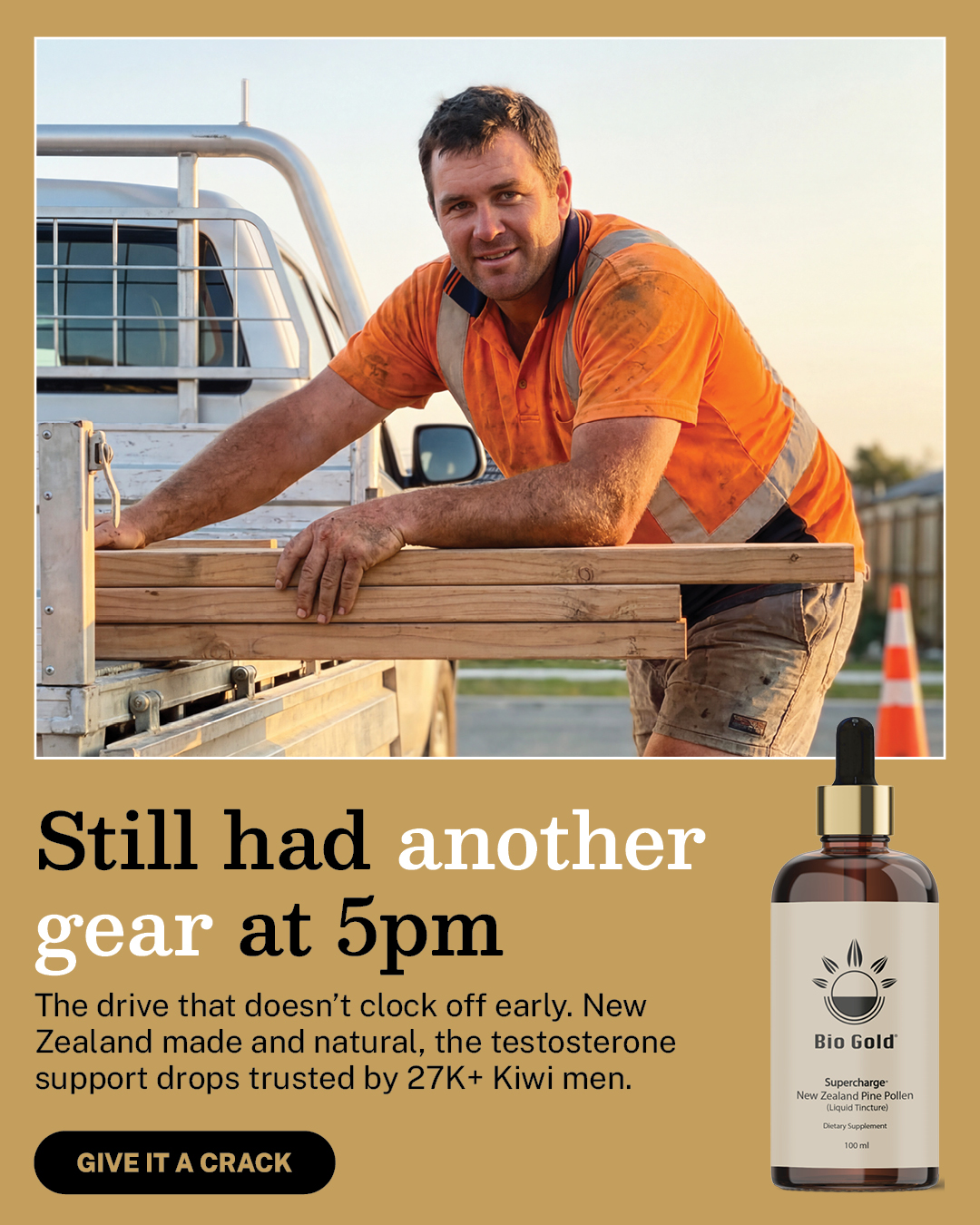 Bio Gold NZ Facebook ad