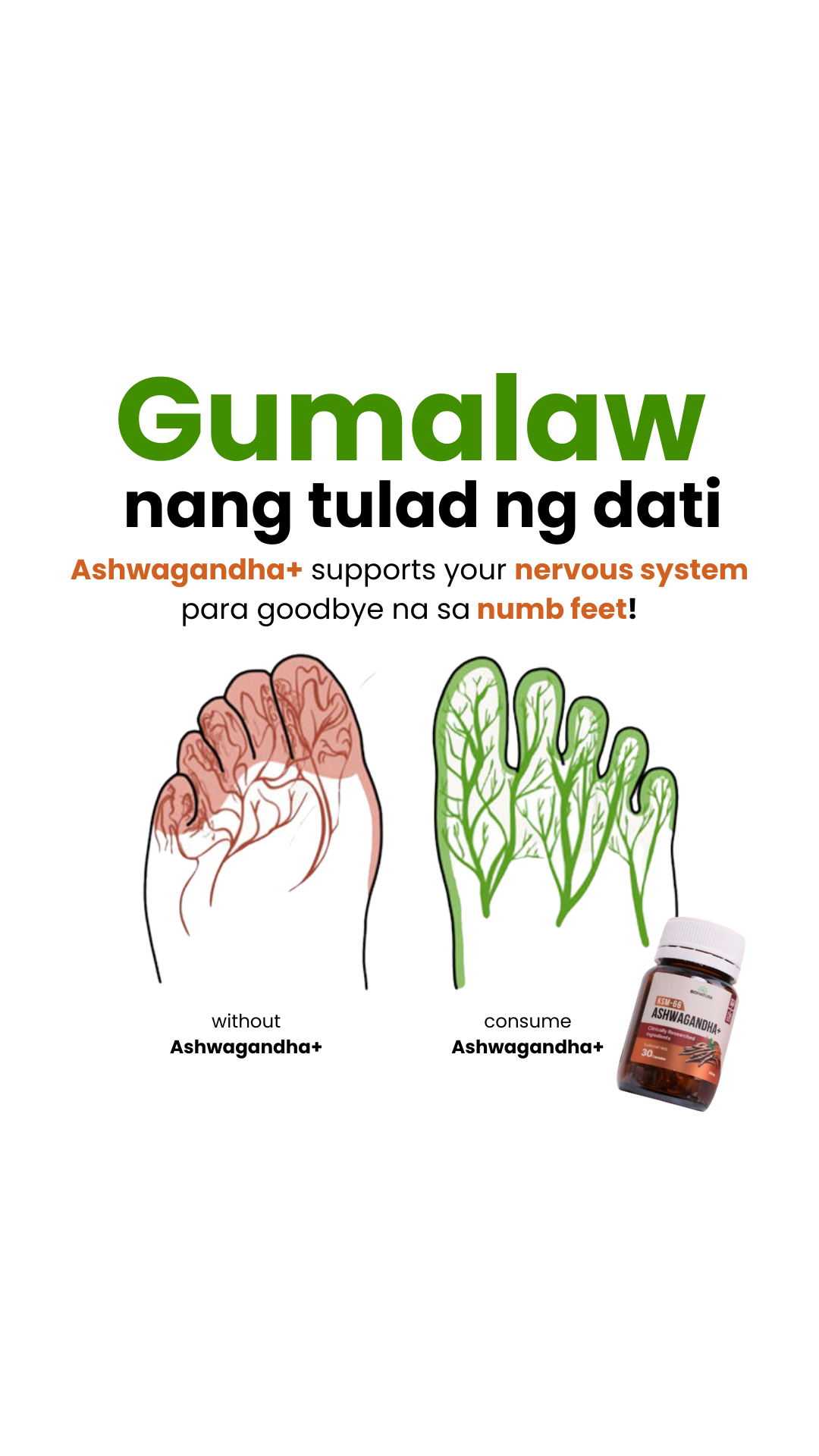 BioNatura Ashwagandha+ PH Facebook ad