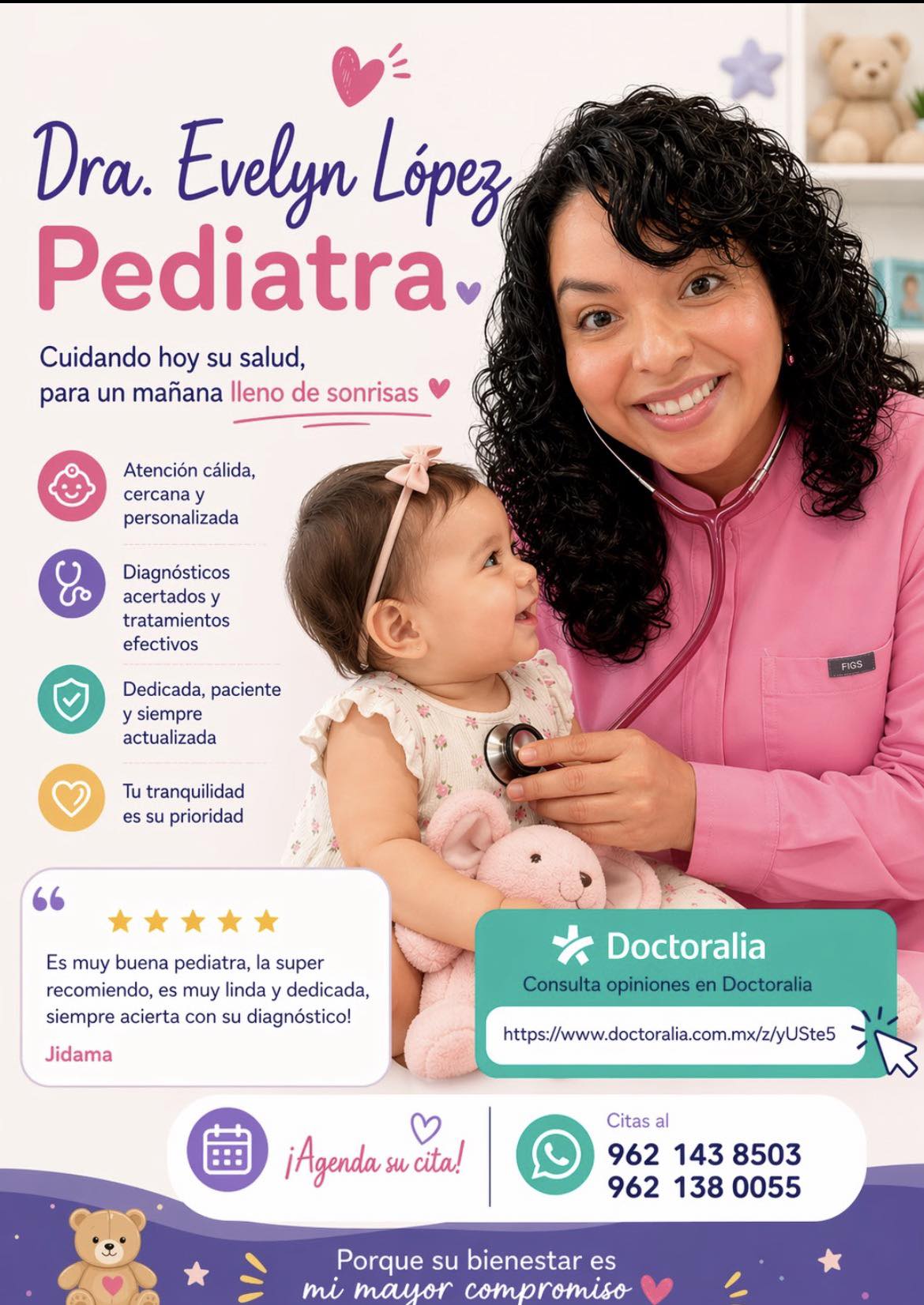 Dra Evelyn López Facebook ad: Pediatra en Tapachula Chiapas