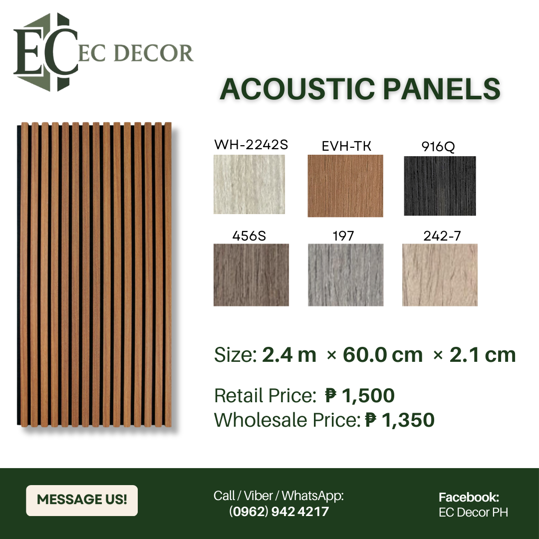 EC Decor PH Facebook ad: WPC Fluted Panels & Many More!
