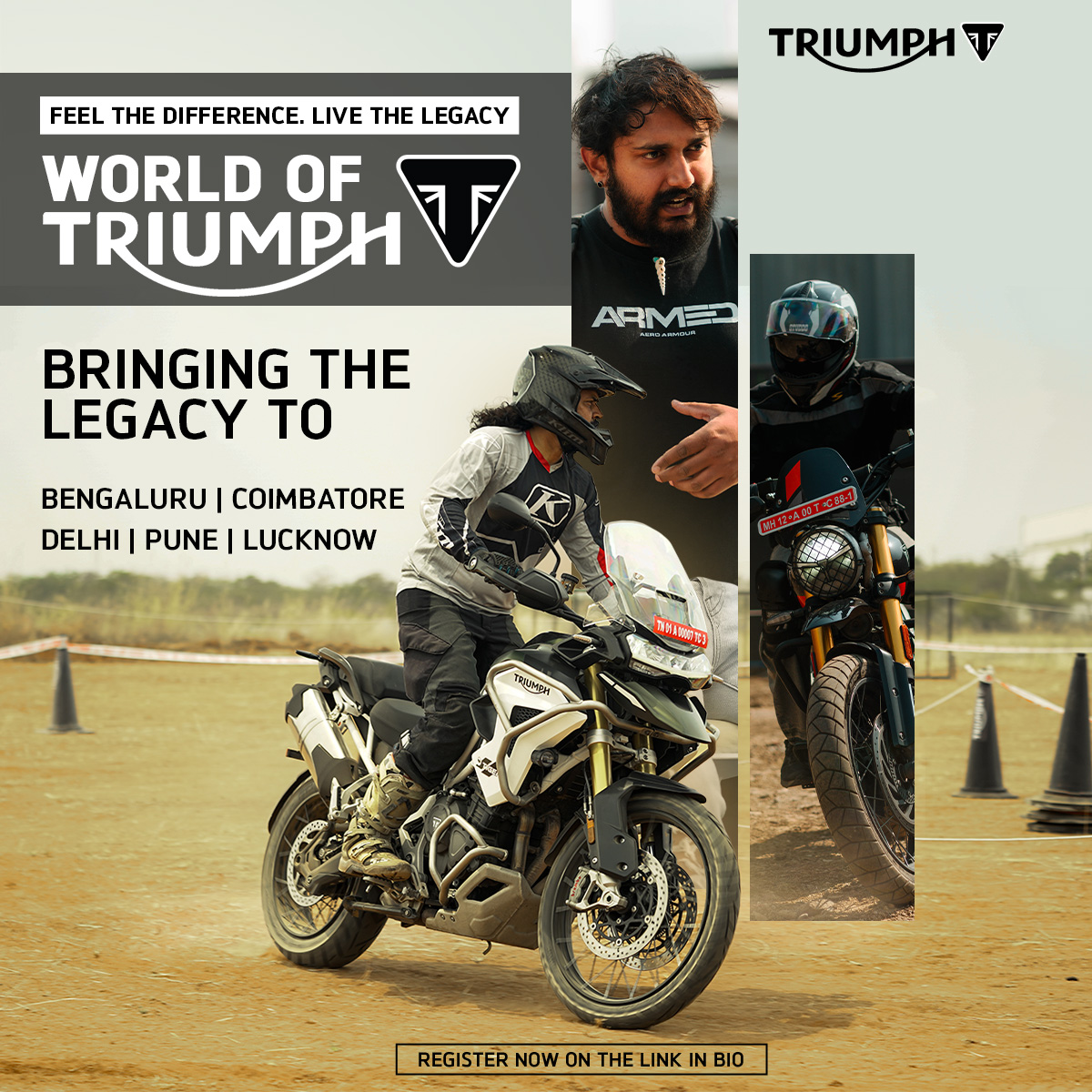 Triumph Motorcycles Facebook ad from May 21, 2026
