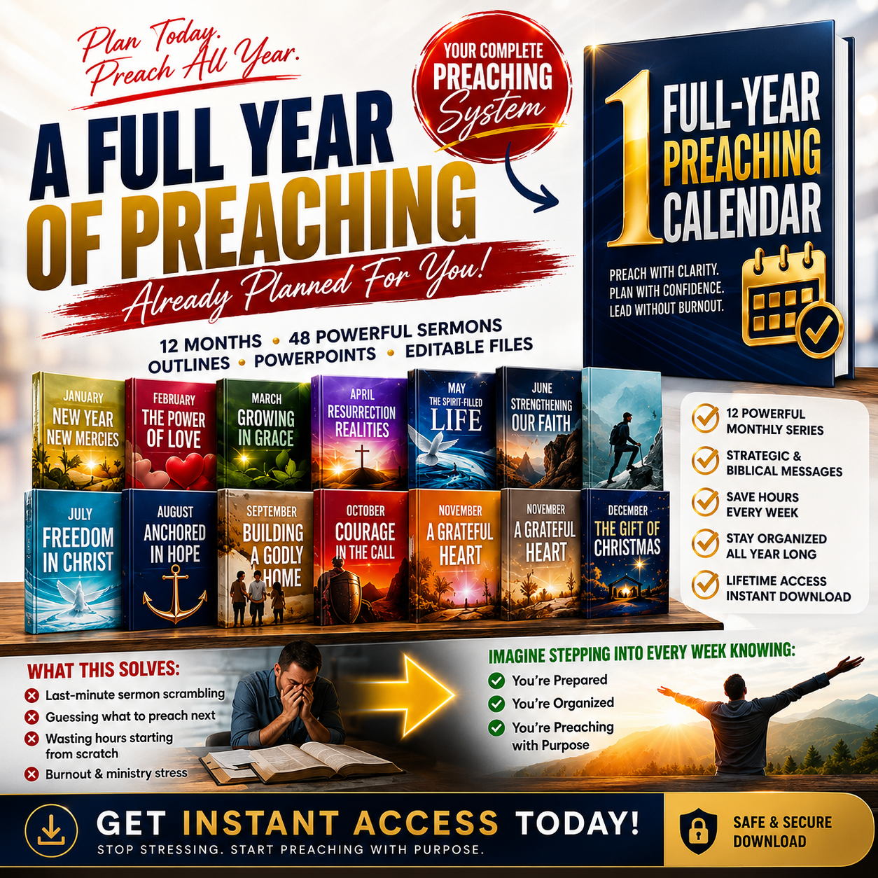 Thus Sayeth Facebook ad: Preach with Purpose, Not Pressure
