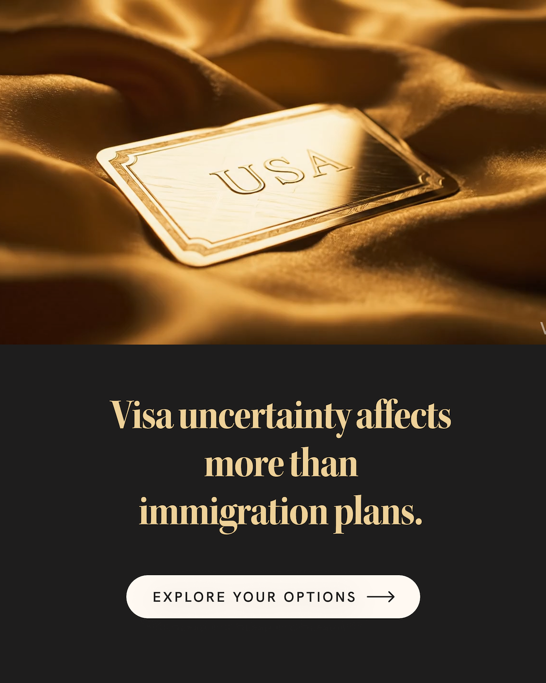 EB5 Resources US EB-5 visa investments Facebook ad: You may have heard about the Gold Card.